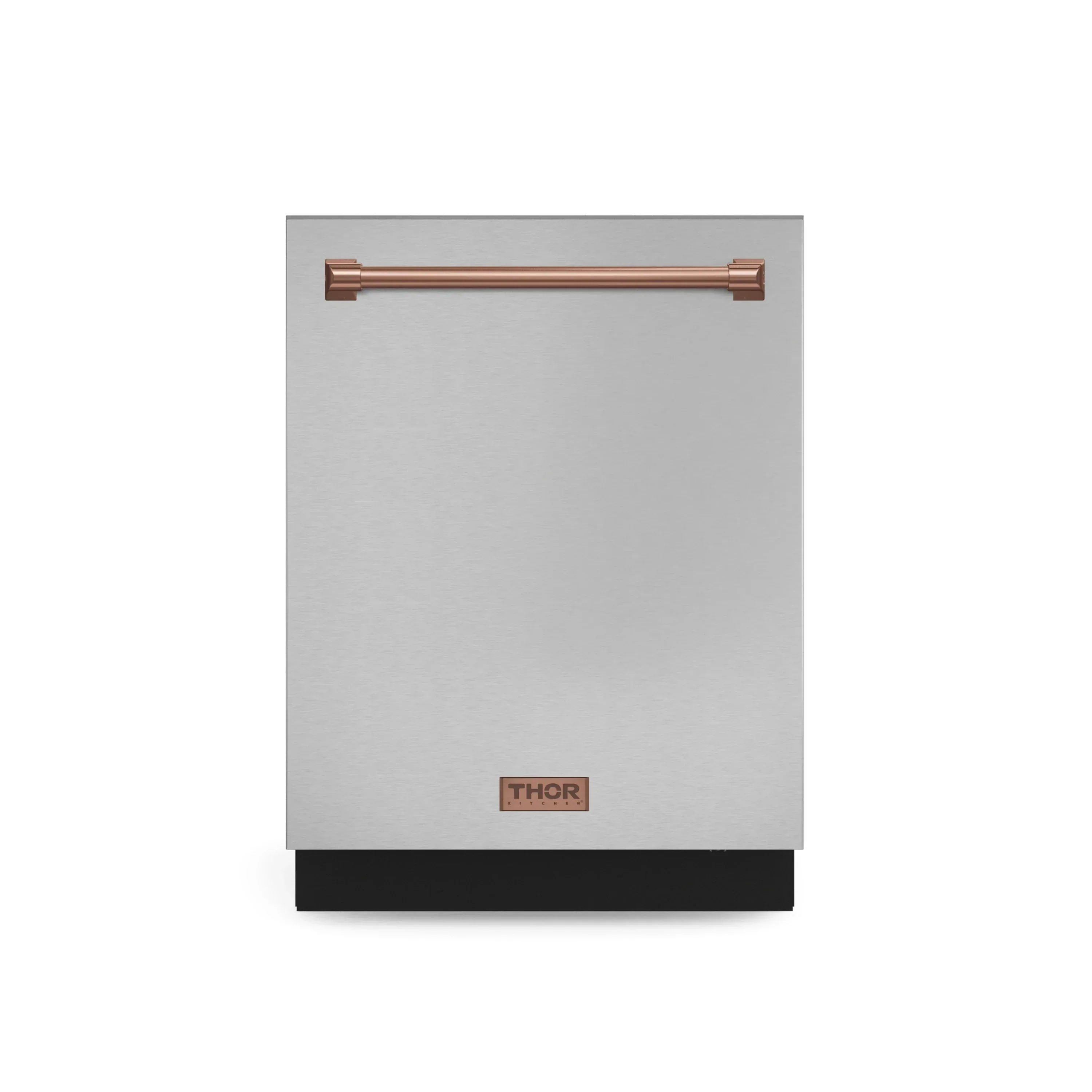 Gordon Ramsay by Thor Kitchen 4-Piece Appliance Package -  30-Inch Electric Range,  Wall Mount Range Hood, 36-Inch French Door Refrigerator, and Dishwasher in Stainless Steel with Rose Gold Trim - Image 22