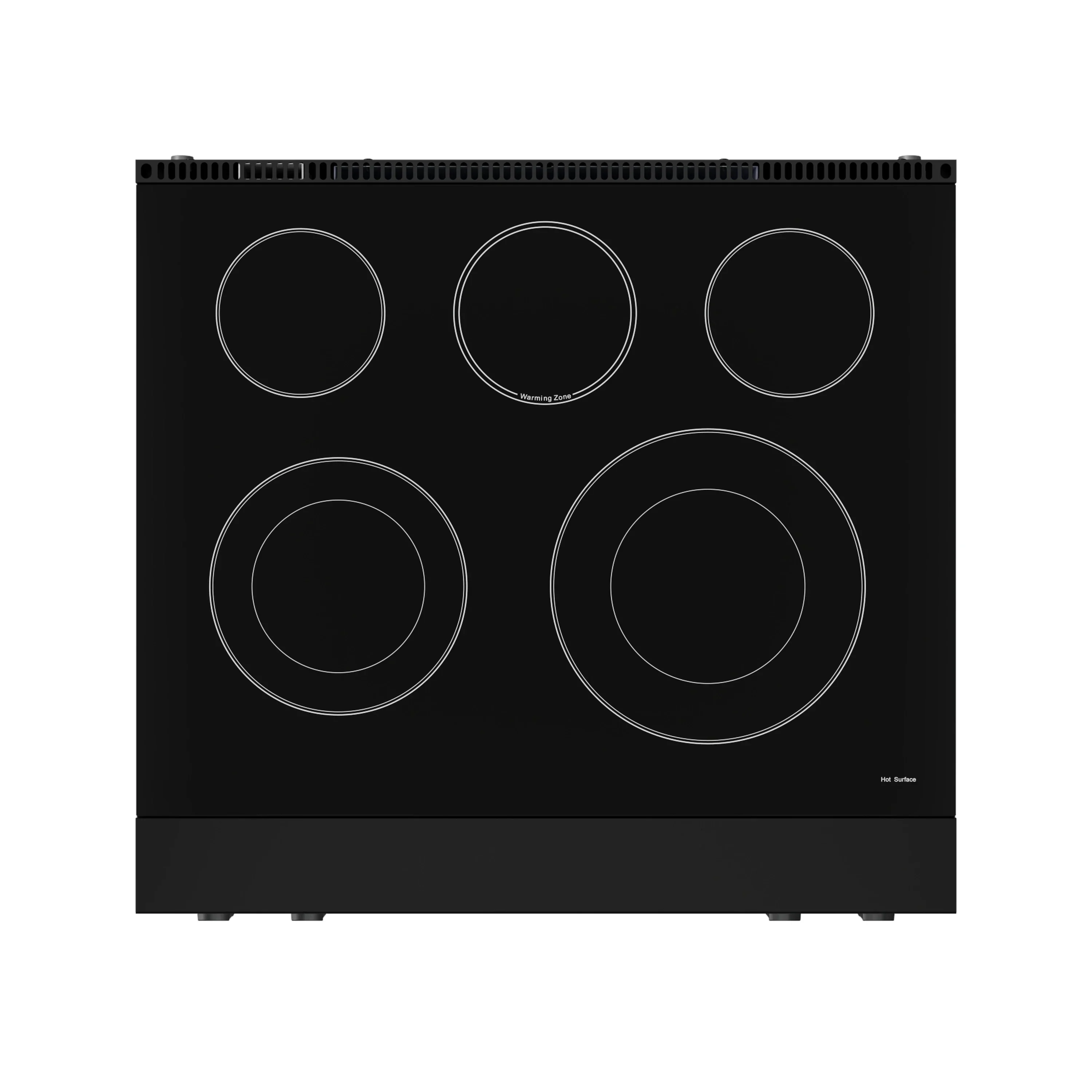 Gordon Ramsay by Thor Kitchen 4-Piece Appliance Package -  30-Inch Electric Range,  Wall Mount Range Hood, 36-Inch French Door Refrigerator, and Dishwasher in Black - Image 10