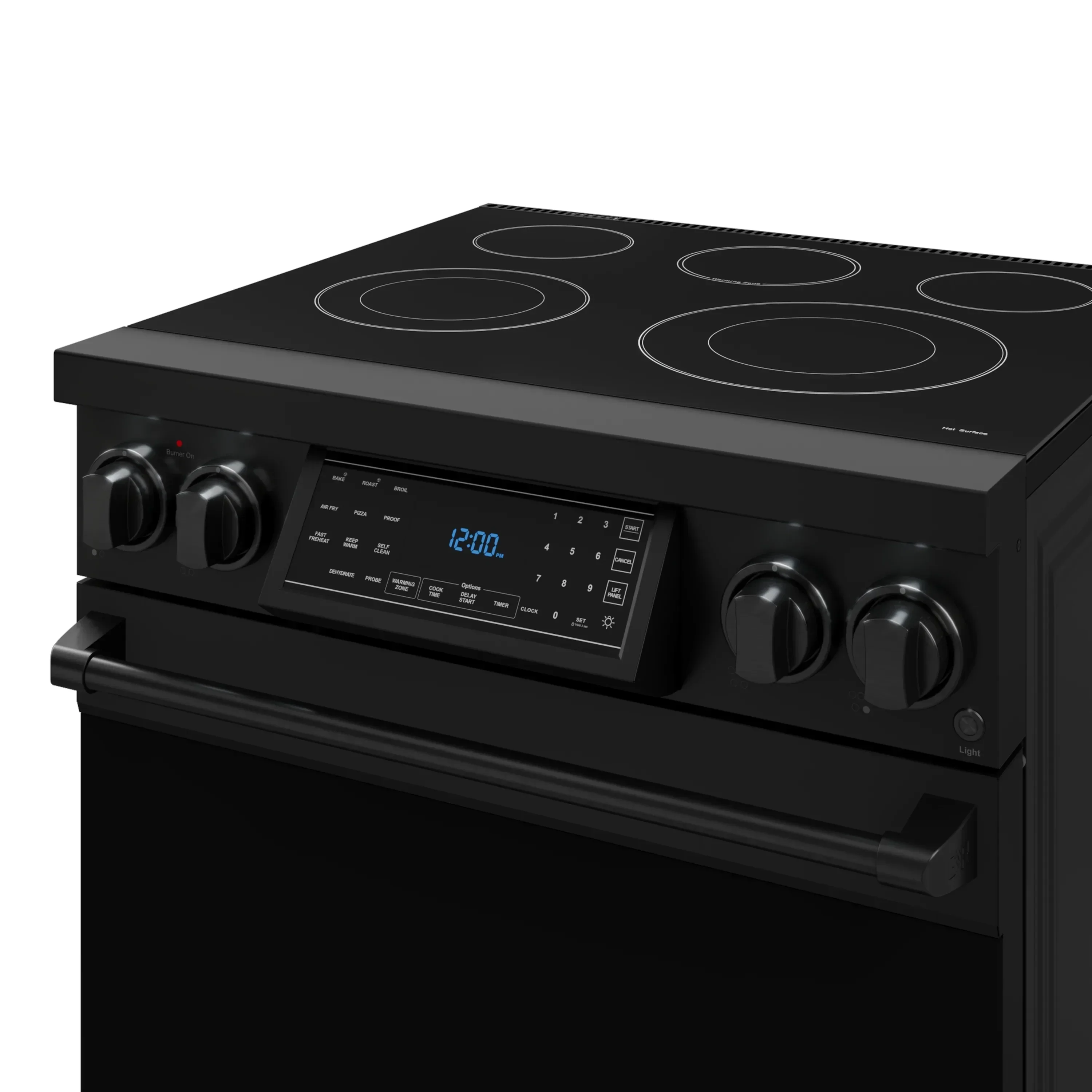 Gordon Ramsay by Thor Kitchen 4-Piece Appliance Package -  30-Inch Electric Range,  Wall Mount Range Hood, 36-Inch French Door Refrigerator, and Dishwasher in Black - Image 11