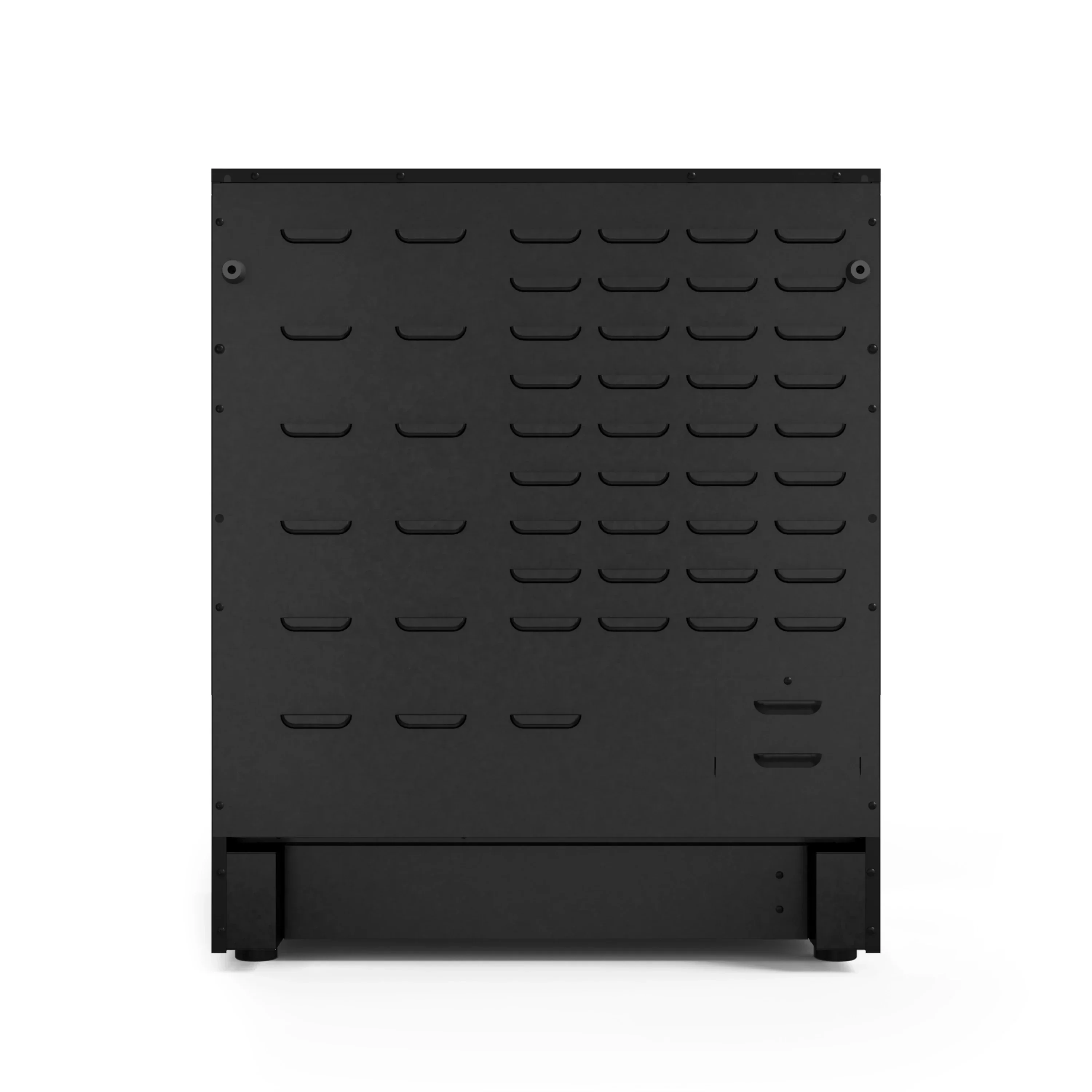 Gordon Ramsay by Thor Kitchen 4-Piece Appliance Package -  30-Inch Electric Range,  Wall Mount Range Hood, 36-Inch French Door Refrigerator, and Dishwasher in Black with Stainless Steel Trim - Image 14