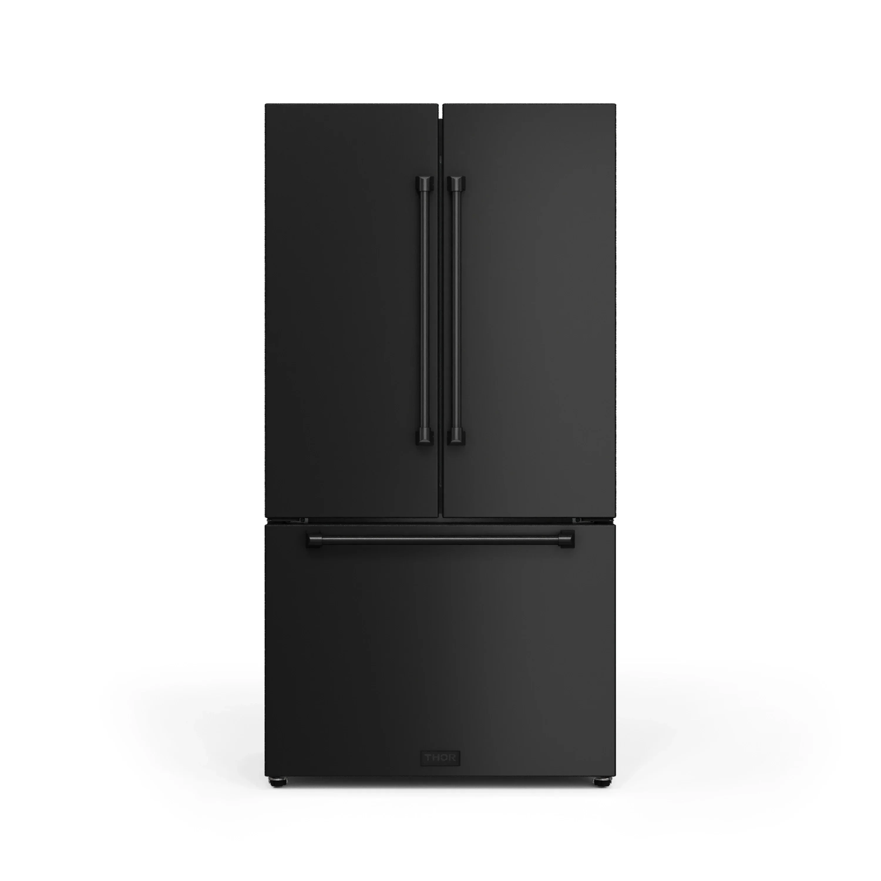 Gordon Ramsay by Thor Kitchen 4-Piece Appliance Package -  36-Inch Electric Range, Wall Mount Range Hood, 36-Inch French Door Refrigerator, and Dishwasher in Black - Image 16