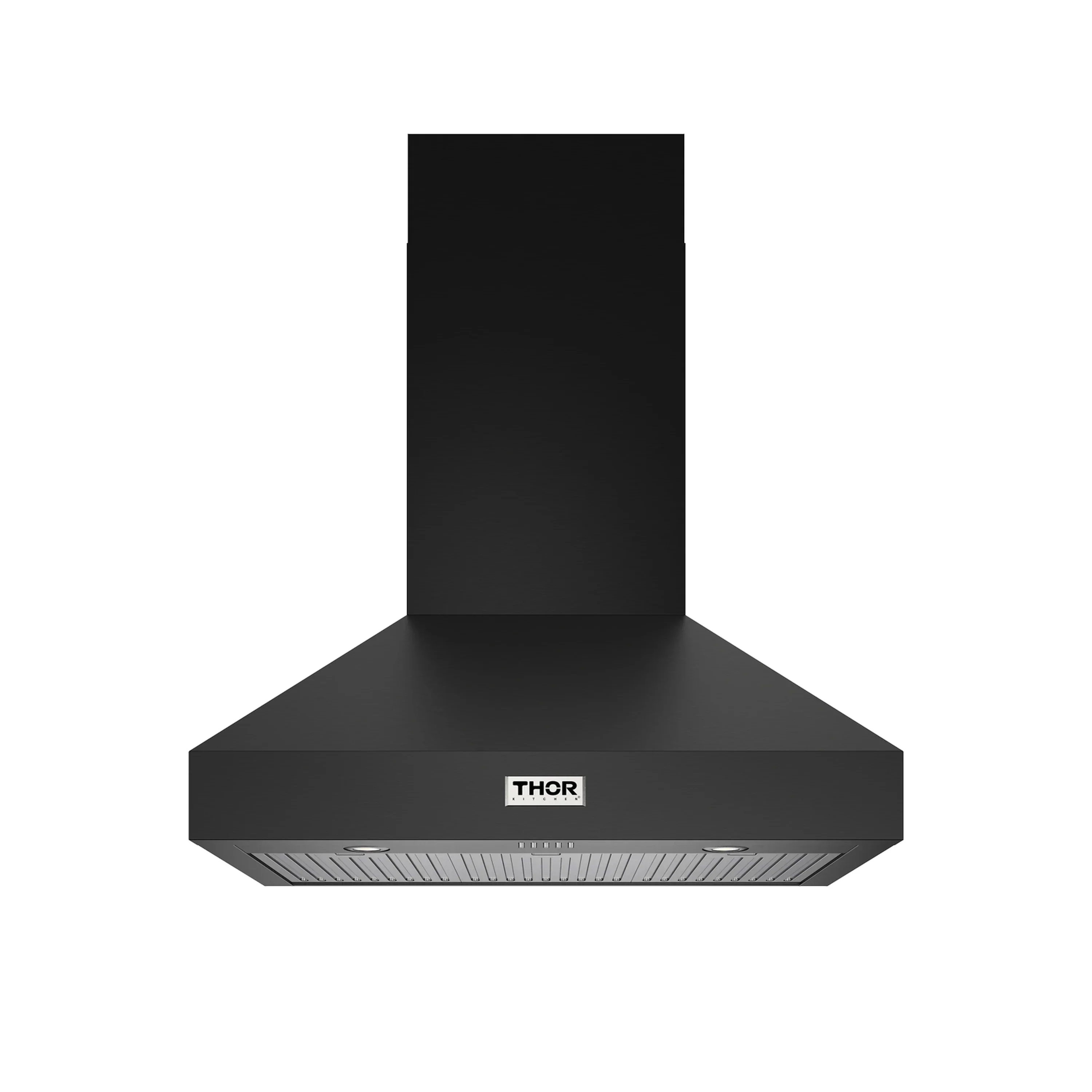 Gordon Ramsay by Thor Kitchen 4-Piece Appliance Package -  36-Inch Electric Range, Wall Mount Range Hood, 36-Inch French Door Refrigerator, and Dishwasher in Black with Rose Gold Trim - Image 36