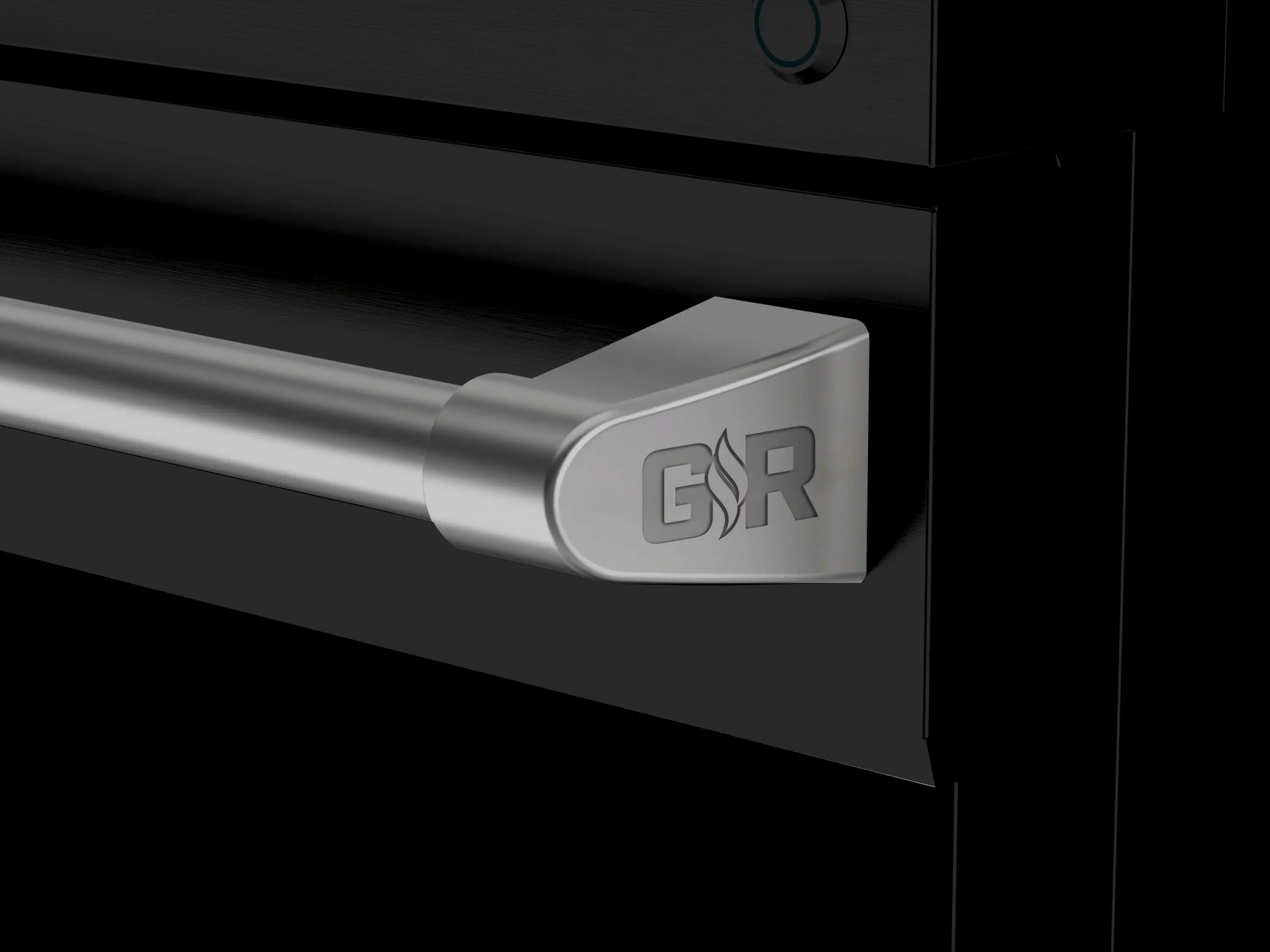 Gordon Ramsay by Thor Kitchen 4-Piece Appliance Package -  36-Inch Electric Range, Wall Mount Range Hood, 36-Inch French Door Refrigerator, and Dishwasher in Black with Bronze Trim - Image 13