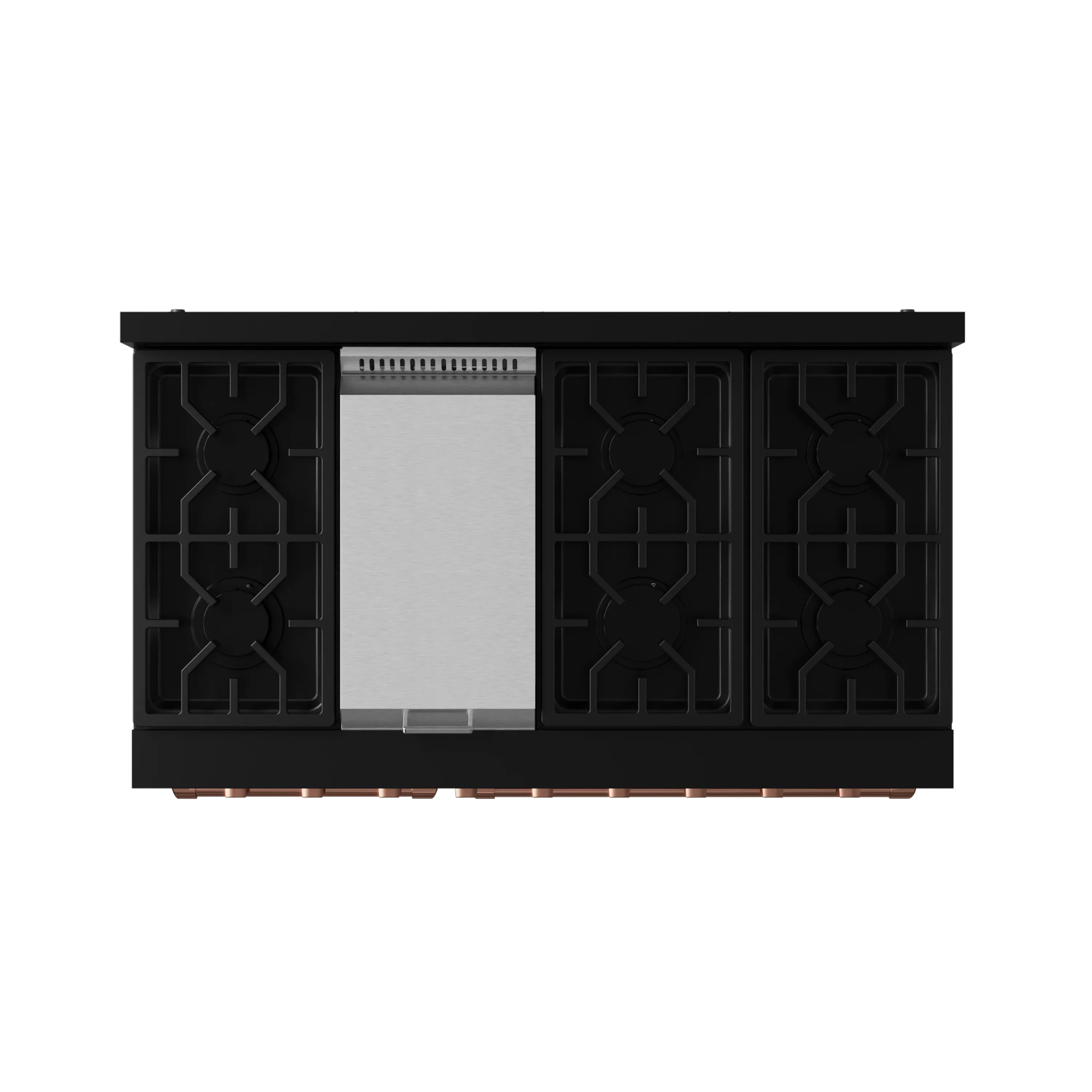 Gordon Ramsay by Thor Kitchen 48-Inch Professional Propane Gas Range with Pro-Style Knobs and 6.8 Cu. Ft. Double Oven in Black with Rose Gold Trim (RSG48EBLP-RSG) - Image 10