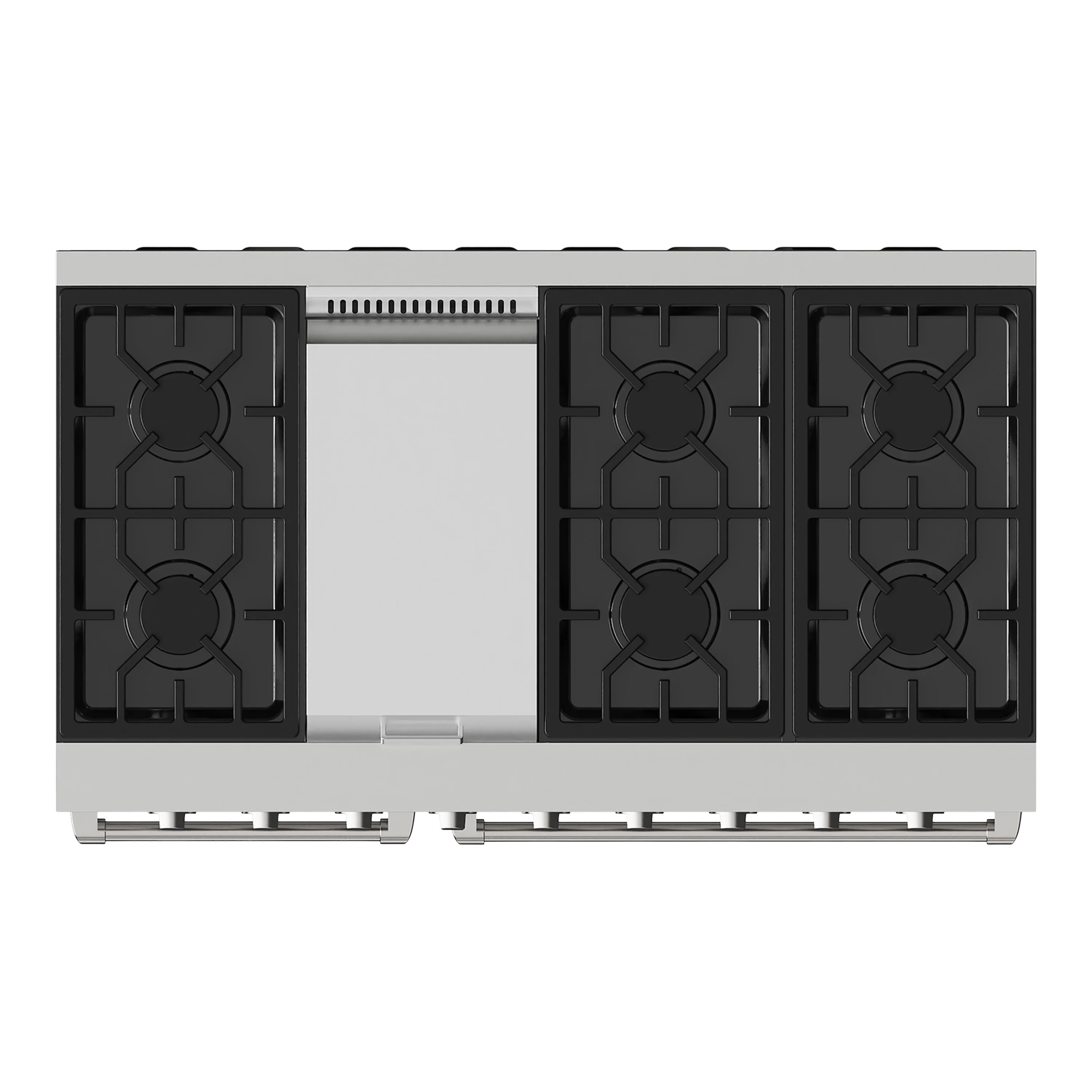 Gordon Ramsay by Thor Kitchen 48-Inch Professional Propane Gas Range with Pro-Style Knobs and 6.8 Cu. Ft. Double Oven in Stainless Steel (RSG48ELP) - Image 7