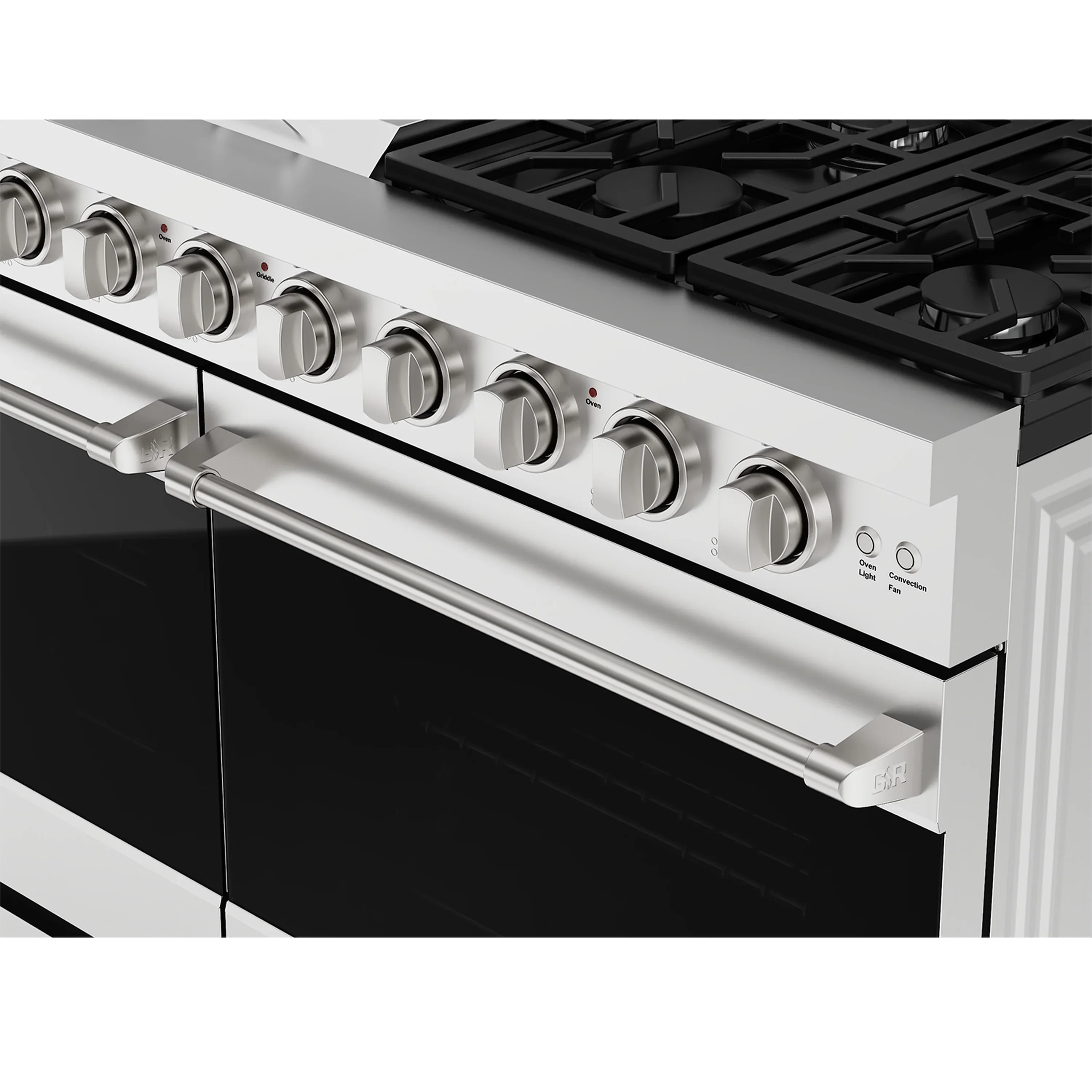 Gordon Ramsay by Thor Kitchen 48-Inch Professional Propane Gas Range with Pro-Style Knobs and 6.8 Cu. Ft. Double Oven in Stainless Steel (RSG48ELP) - Image 8