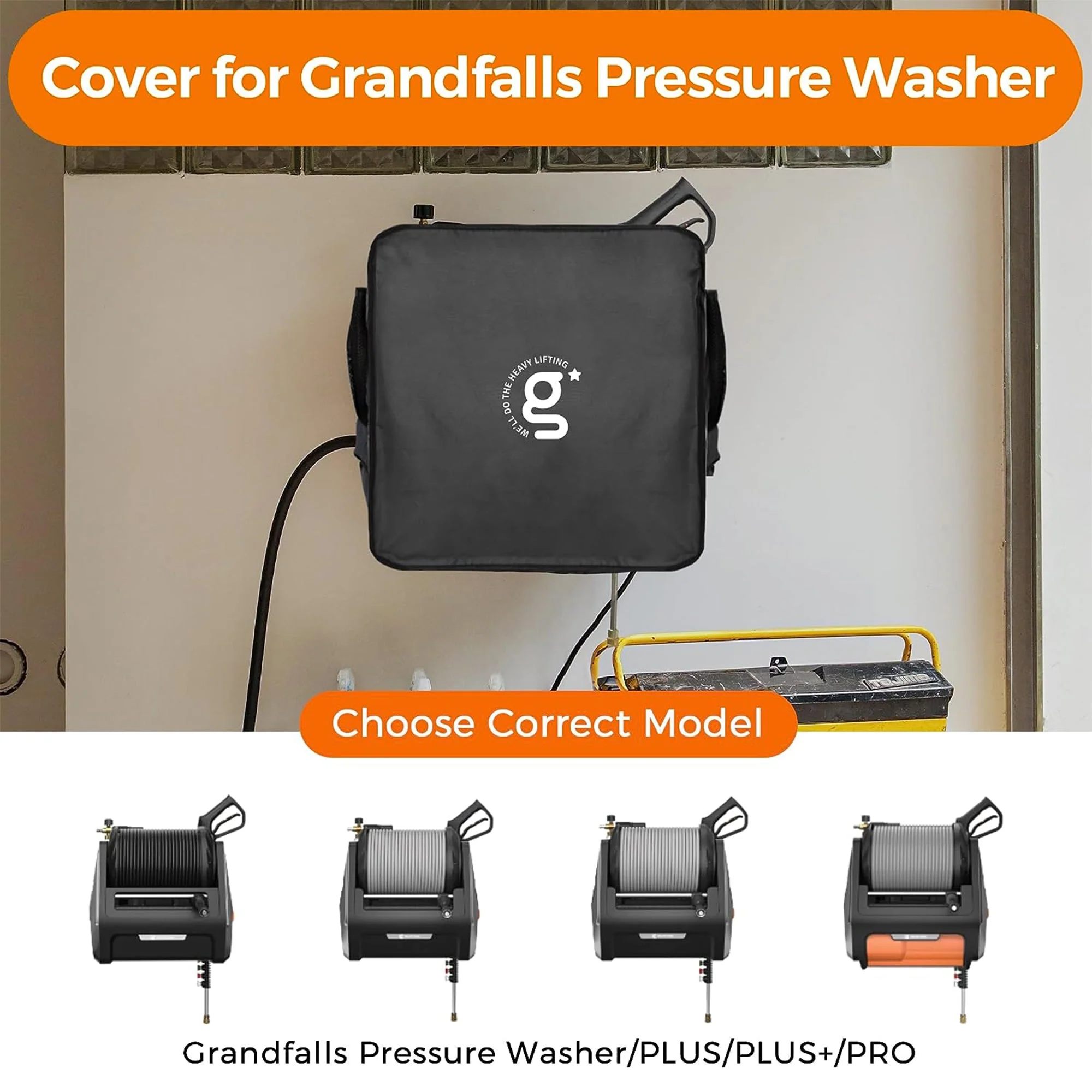 Giraffe Tools Grandfalls Retractable Pressure Washer Cover - Image 4
