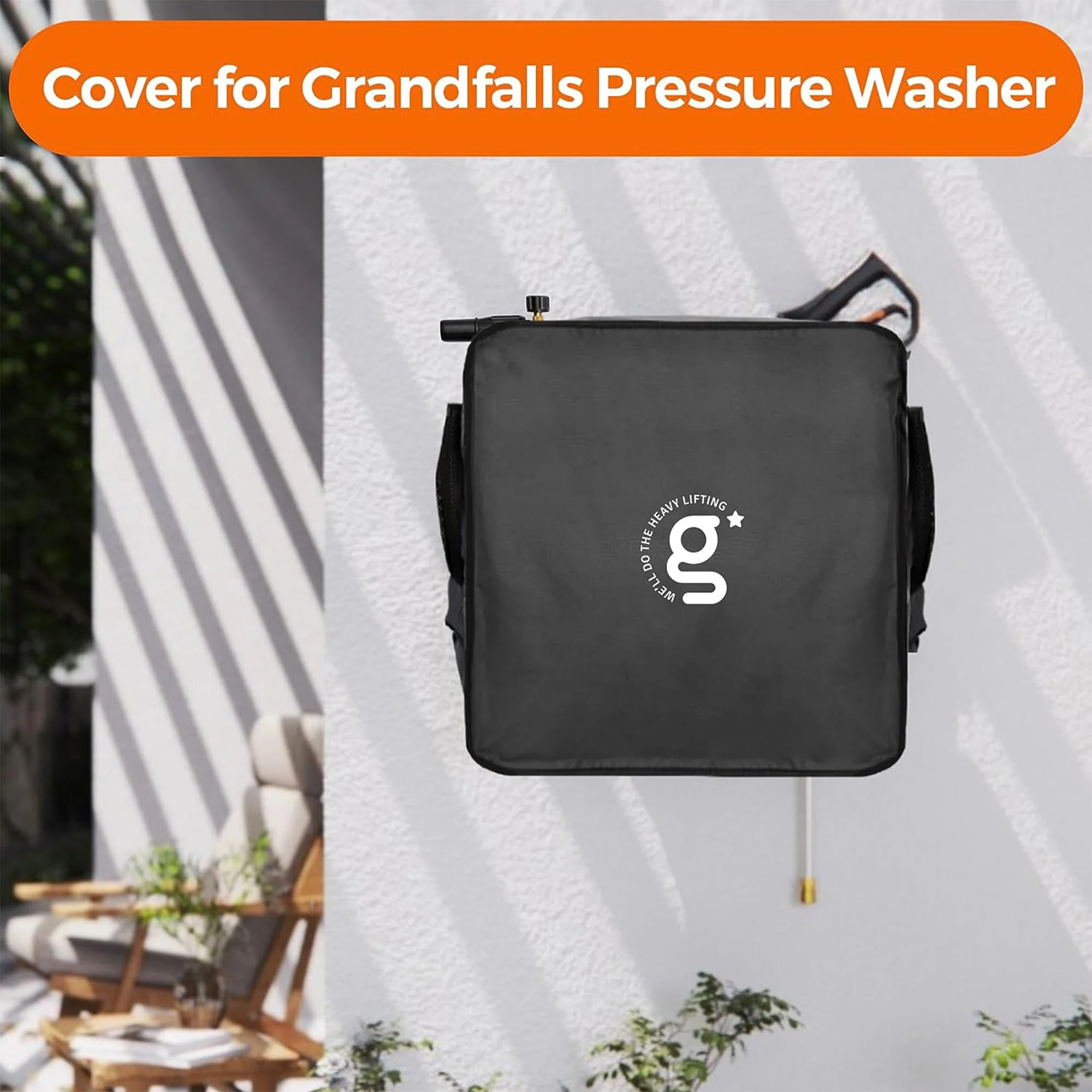 Giraffe Tools Grandfalls Retractable Pressure Washer Cover - Image 5
