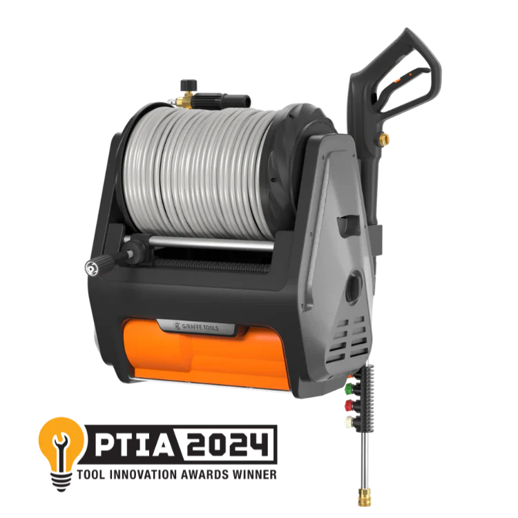 Giraffe Tools Grandfalls Retractable Pressure Washer Pro, 3700 PSI and 100ft Retractable Hose (HP174-G30) - Image 12