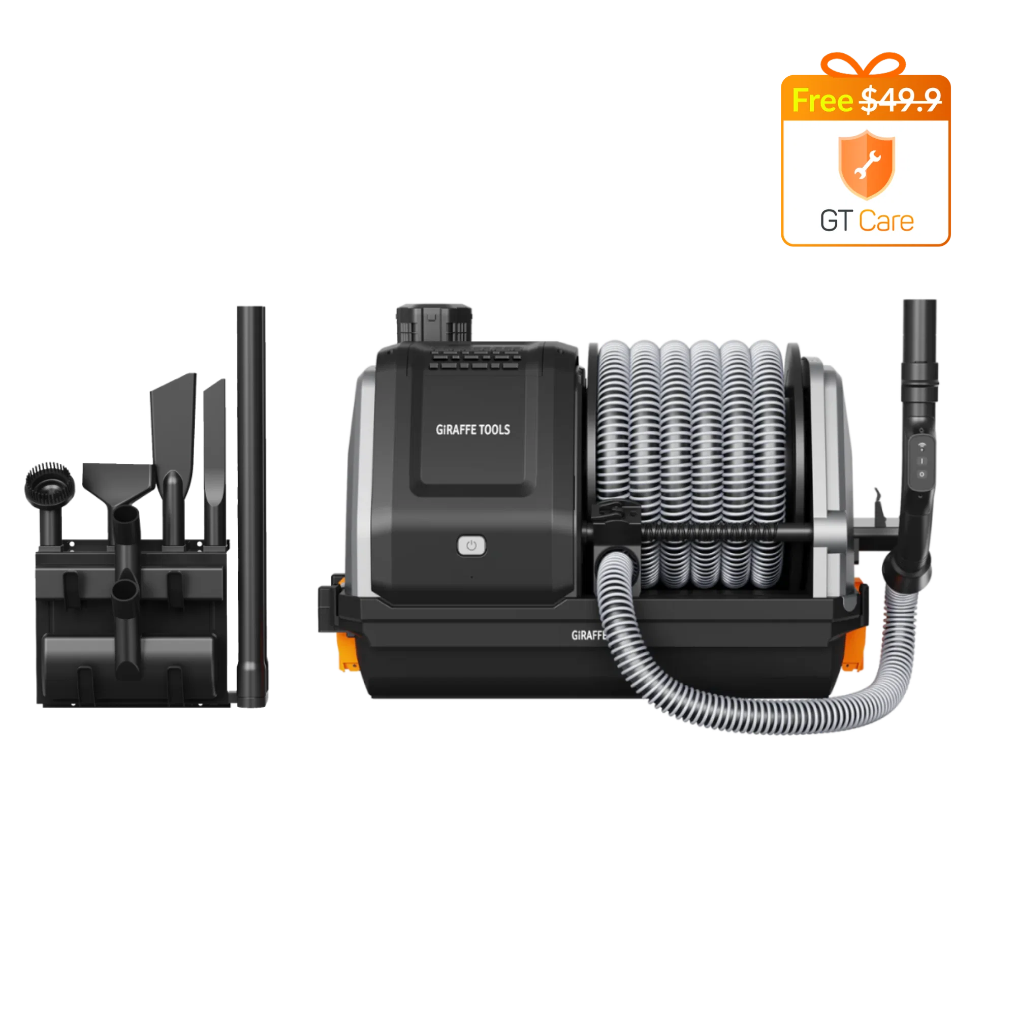 Giraffe Tools Grandstorm Retractable Vacuum Cleaner, 20KPa Motor and 30 Ft Hose - Image 11