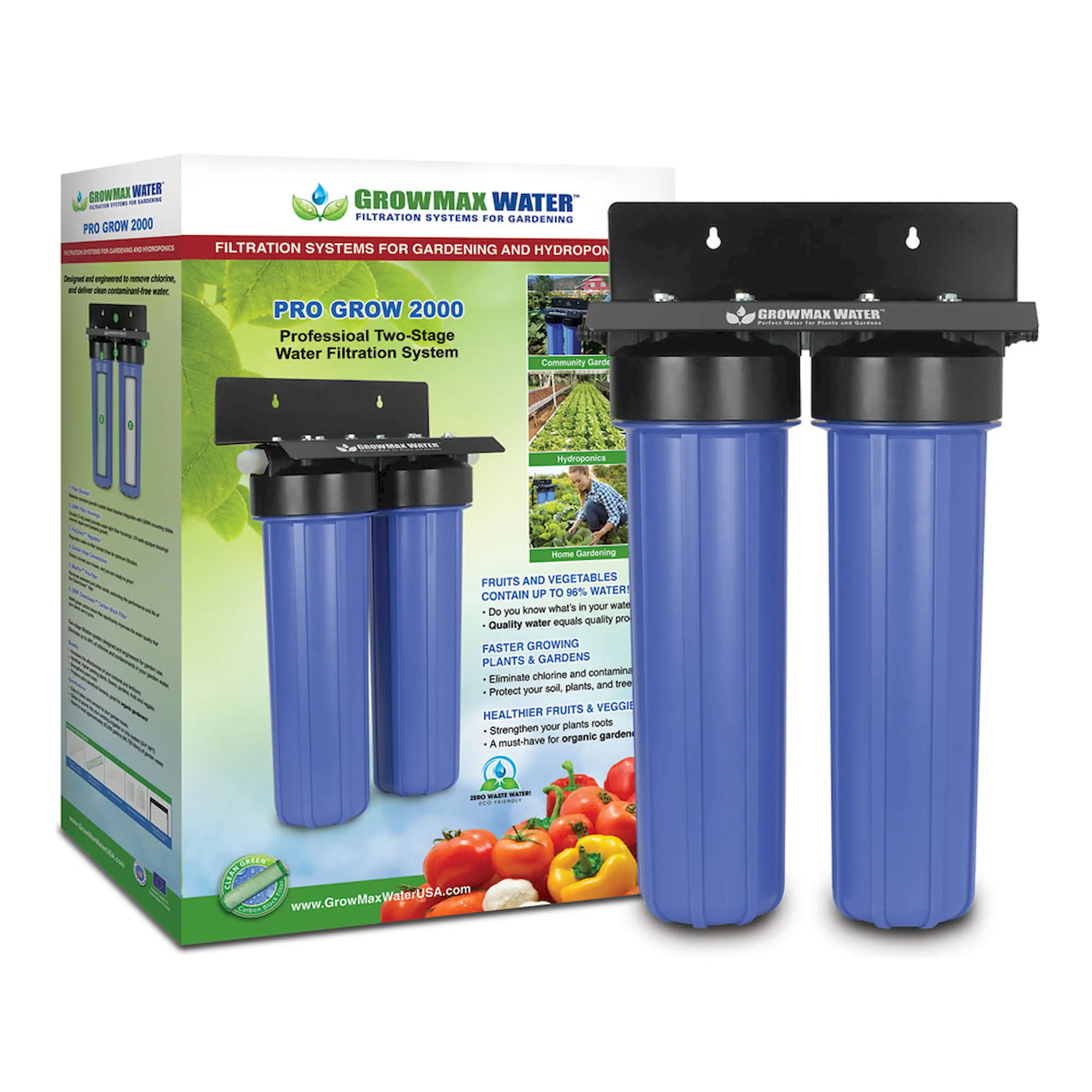 GrowMax Water SUPER GROW 800 - High-Capacity Garden Water Filtration System - Eliminate up to 99% of Chlorine and Contaminants (15,000 gallons / 56,850 liters) - Image 6