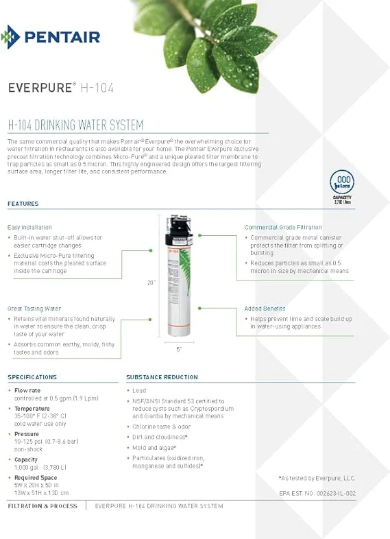Everpure H-104 Drinking Water System, 6Pk (EV926270) - Image 8