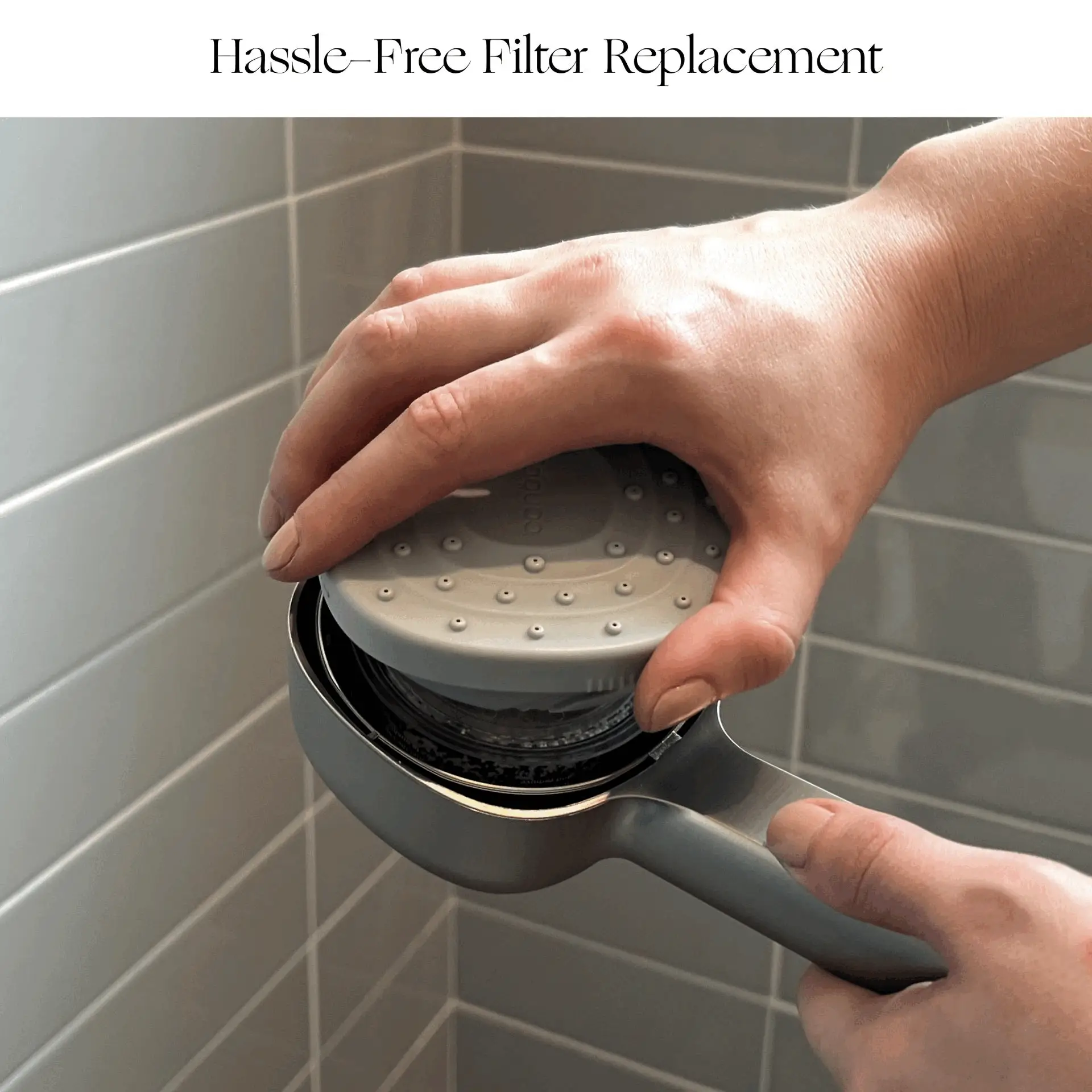 Canopy Handheld Filtered Tool-Free Showerhead with Felt Diffuser - Image 18