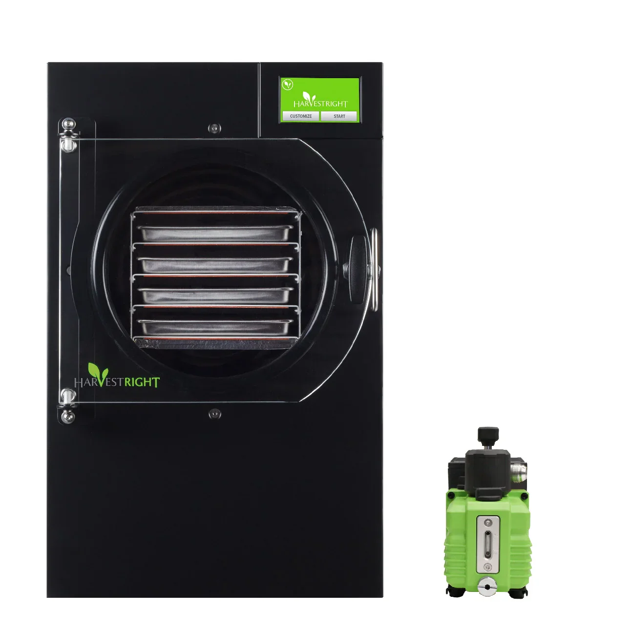 Harvest Right Home Freeze Dryer with Premier Industrial Pump, 4 Tray & Mylar Starter Kit in Black, Small (N-HRFDSBK-PP) - Image 4