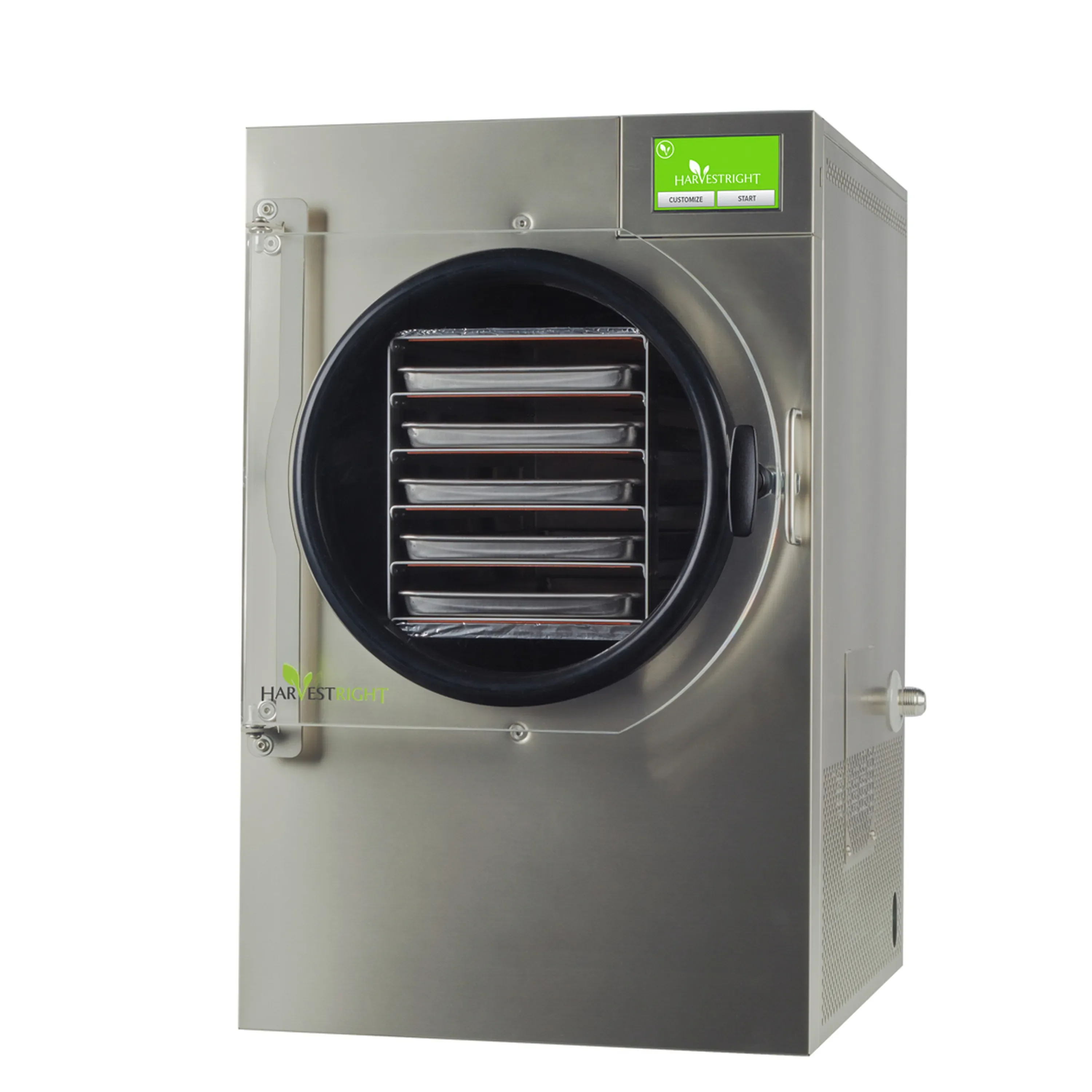 Harvest Right Home Freeze Dryer with Oil Free Pump, 5 Tray & Mylar Starter Kit in Stainless Steel, Medium (N-HRFDMSS-PP, SP-GW11060) - Image 7