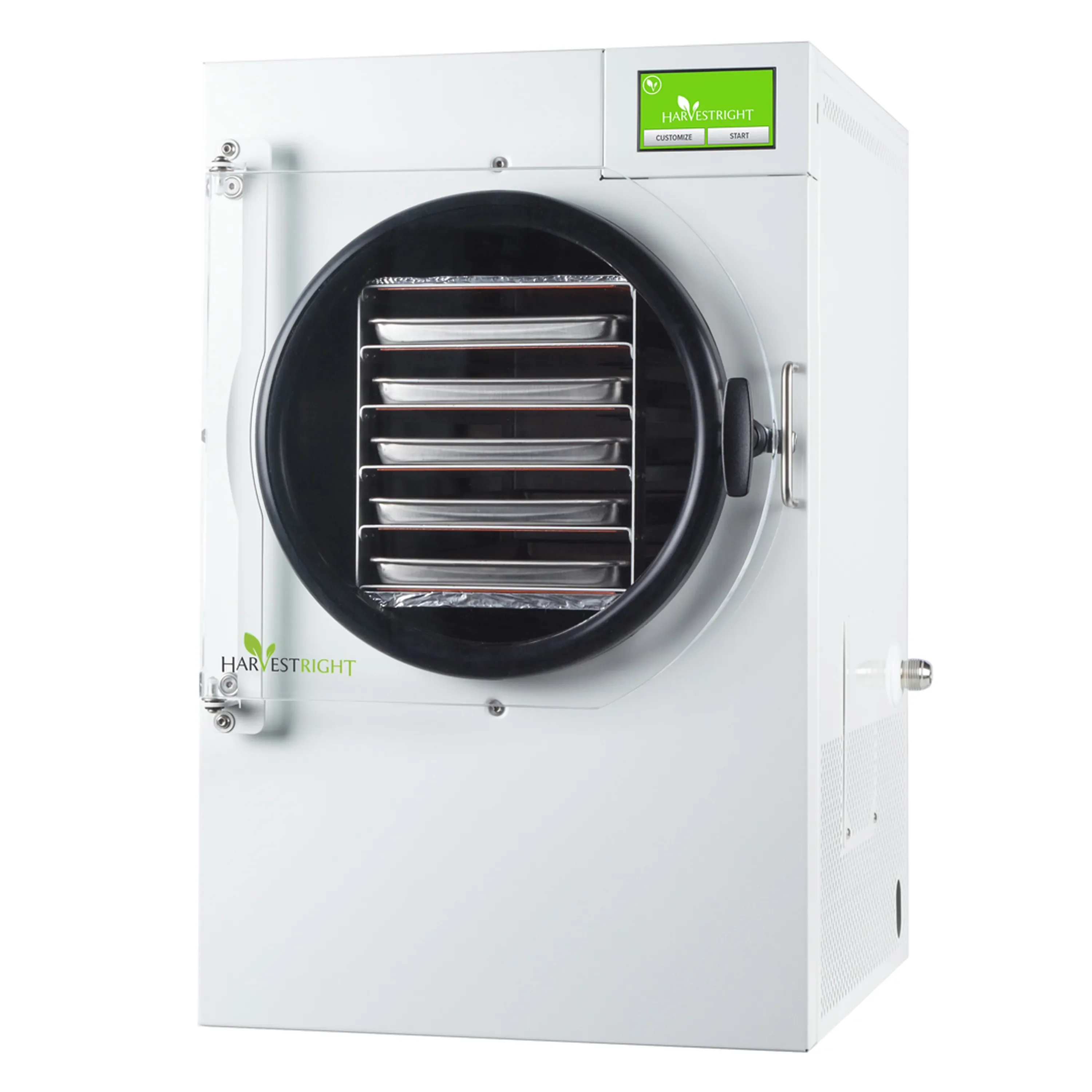 Harvest Right Home Freeze Dryer with Oil Free Pump, 5 Tray & Mylar Starter Kit in White, Medium (N-HRFDMWH-PP, SP-GW11060) - Image 6