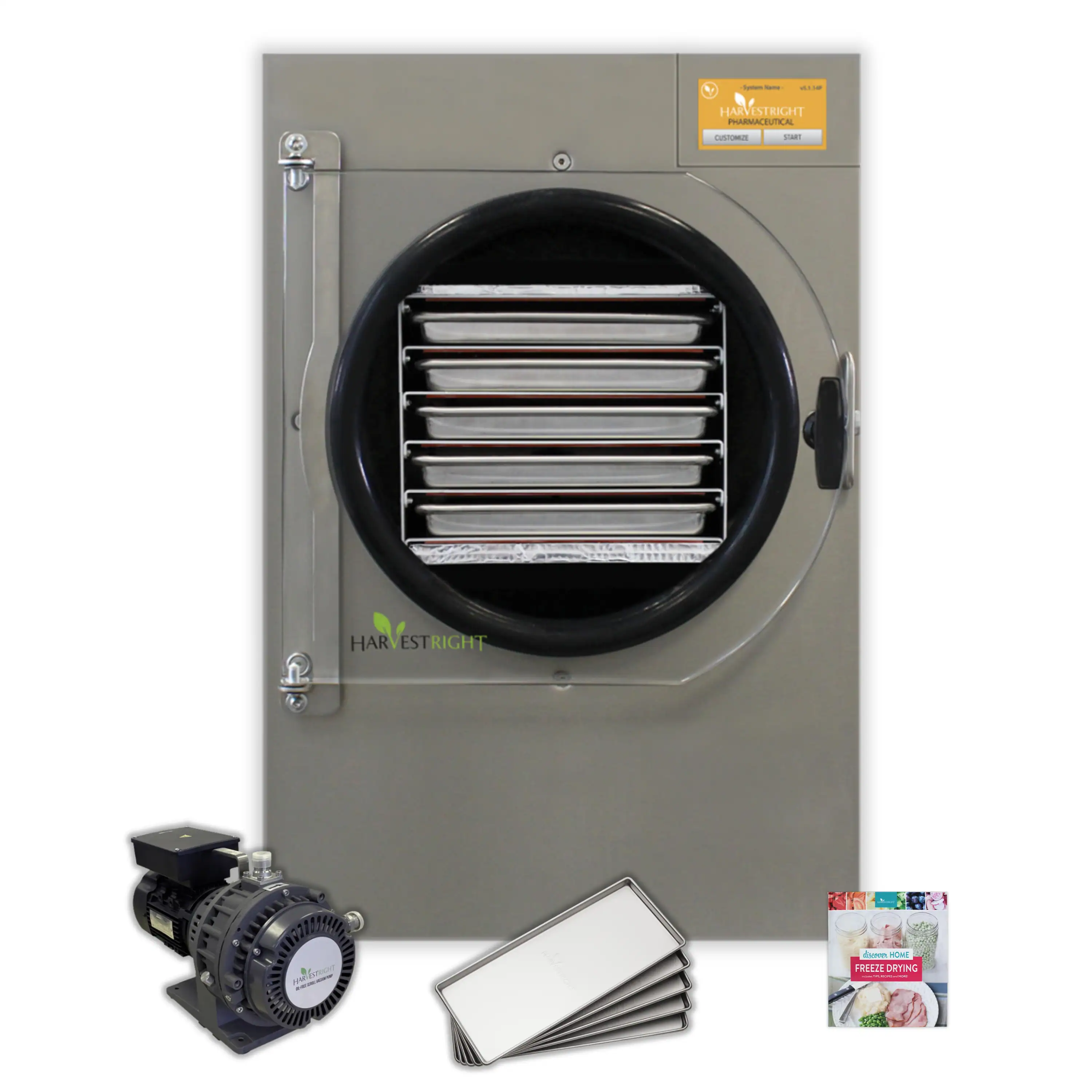 Harvest Right Pharmaceutical Freeze Dryer with Oil Free Pump in Stainless Steel, Small (HRFDSPH, SP-GW11060) - Image 12