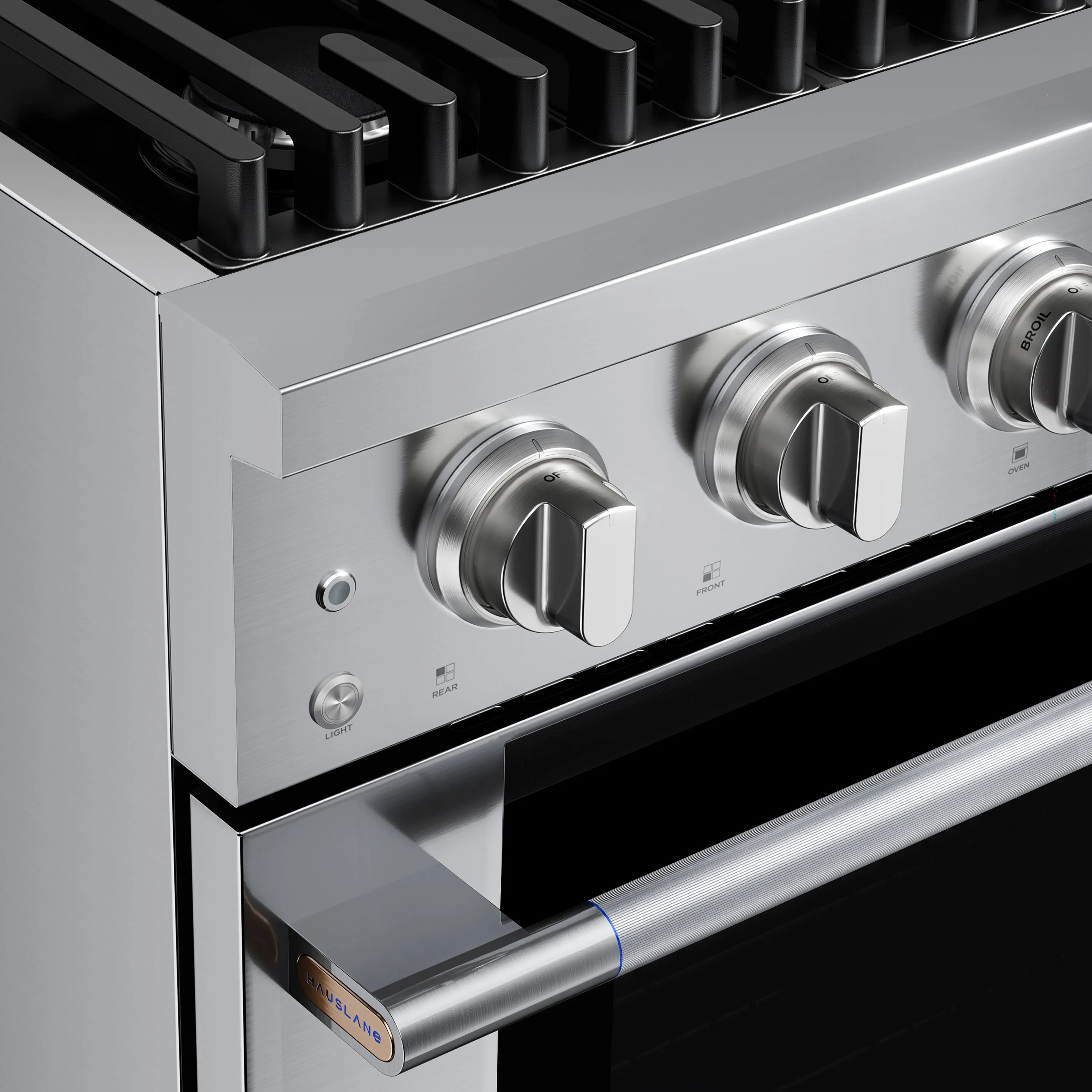 Hauslane HausPro Series 30-Inch Gas or Dual Fuel Range with 4 Burners and Convection Oven in Stainless Steel - Image 10