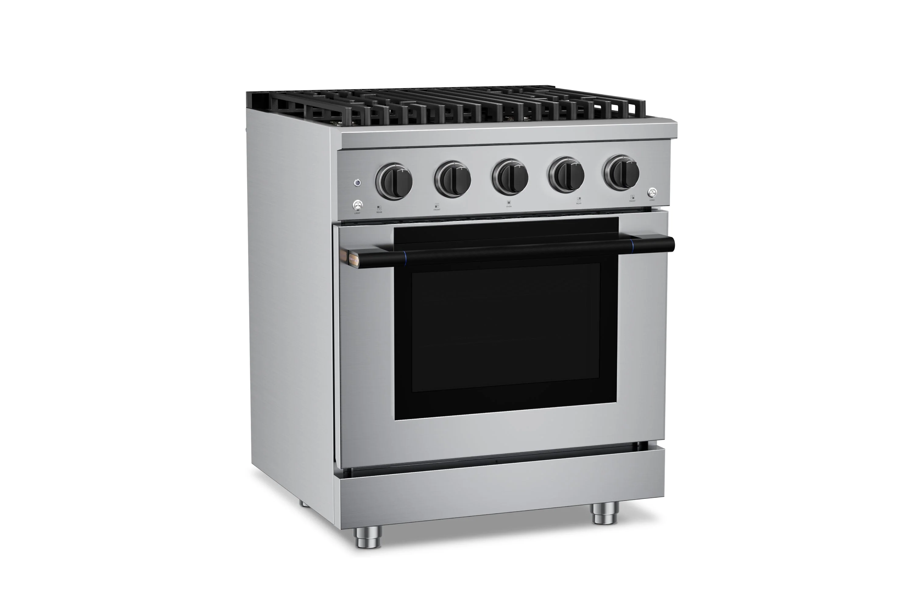 Hauslane HausPro Series 30-Inch Gas or Dual Fuel Range with 4 Burners and Convection Oven in Stainless Steel - Image 14