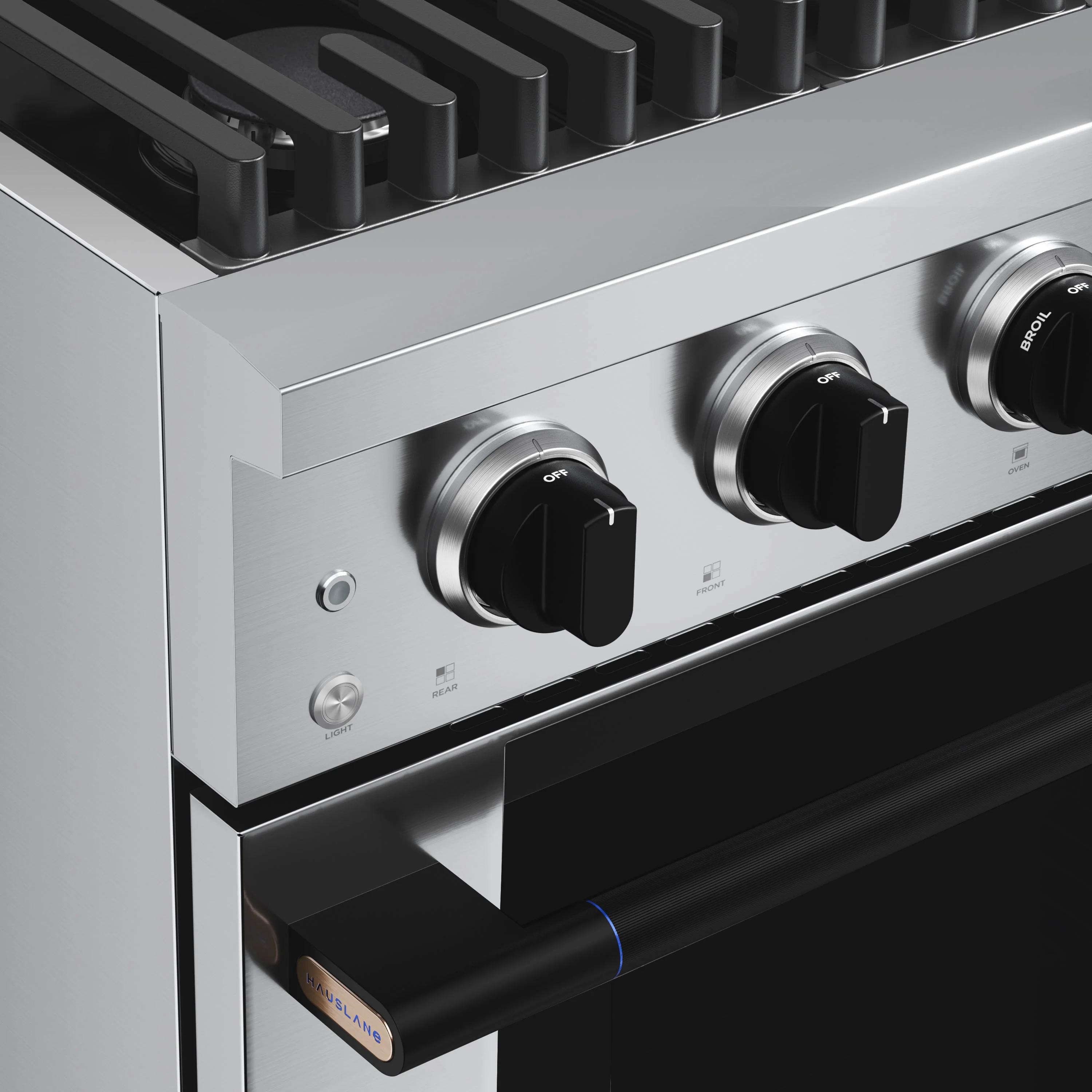 Hauslane HausPro Series 30-Inch Gas or Dual Fuel Range with 4 Burners and Convection Oven in Stainless Steel - Image 16