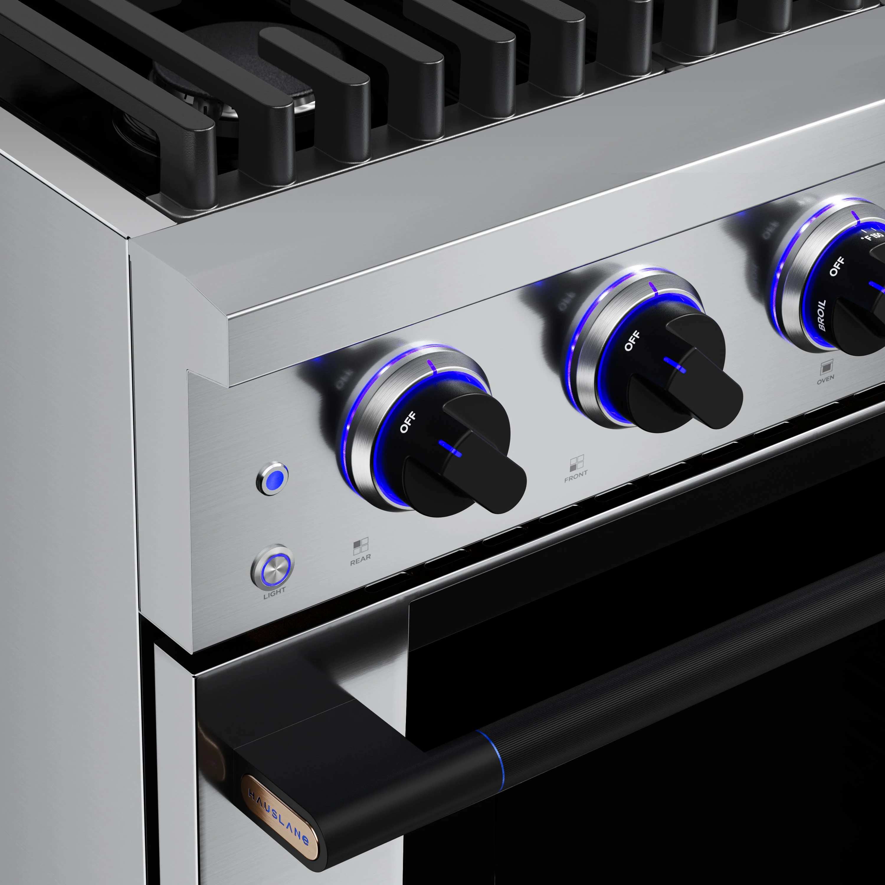 Hauslane HausPro Series 30-Inch Gas or Dual Fuel Range with 4 Burners and Convection Oven in Stainless Steel - Image 17