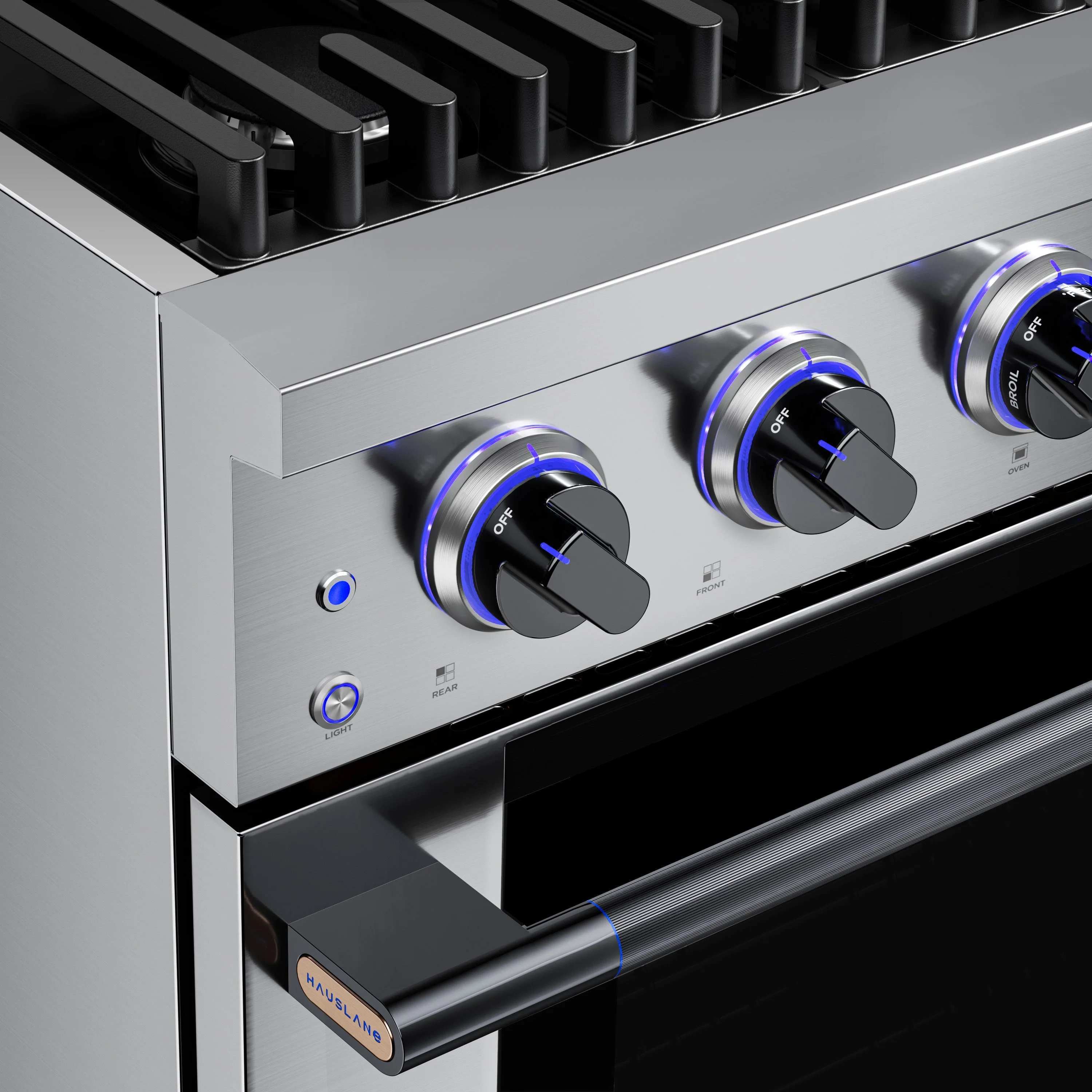 Hauslane HausPro Series 30-Inch Gas or Dual Fuel Range with 4 Burners and Convection Oven in Stainless Steel - Image 23