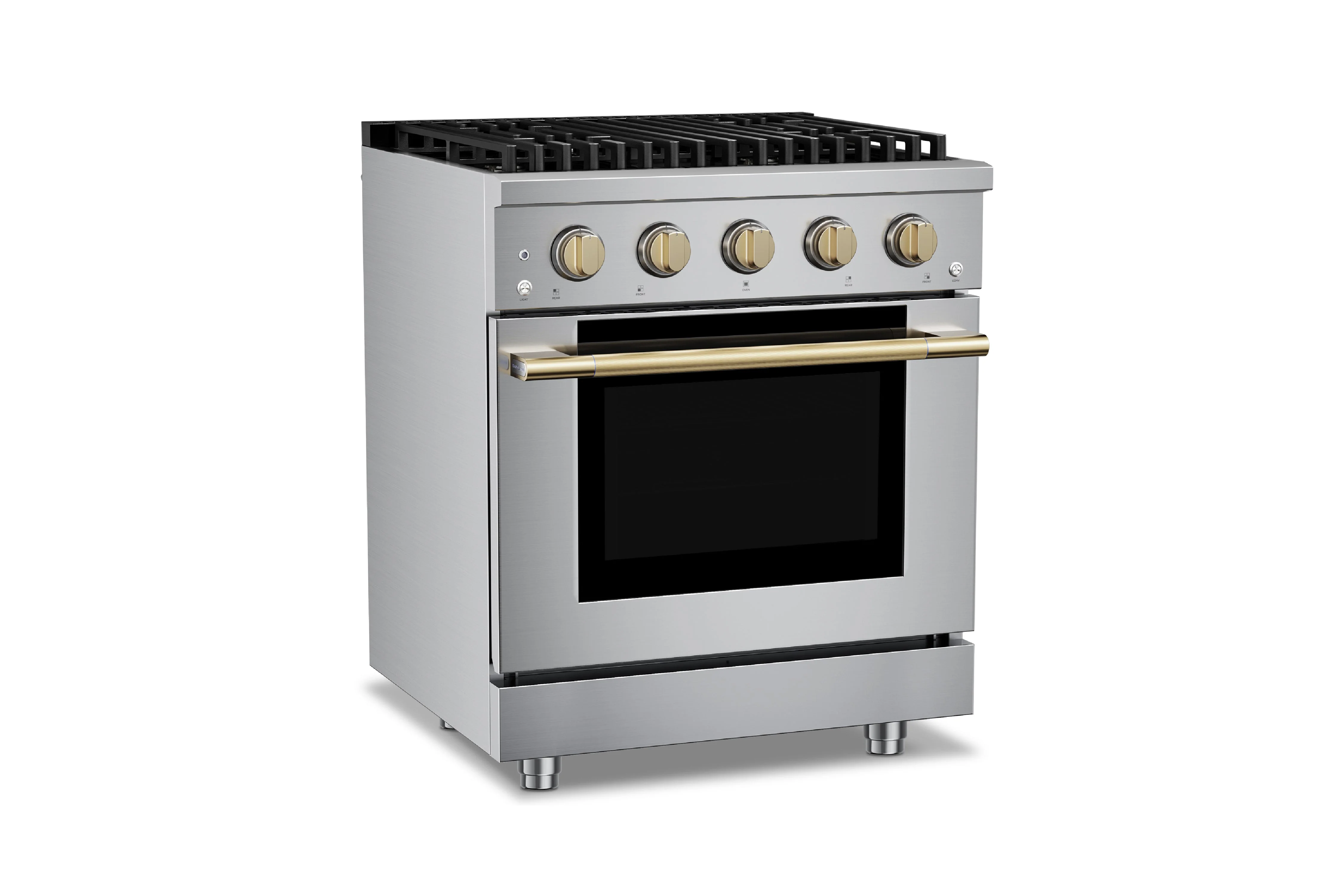 Hauslane HausPro Series 30-Inch Gas or Dual Fuel Range with 4 Burners and Convection Oven in Stainless Steel - Image 26