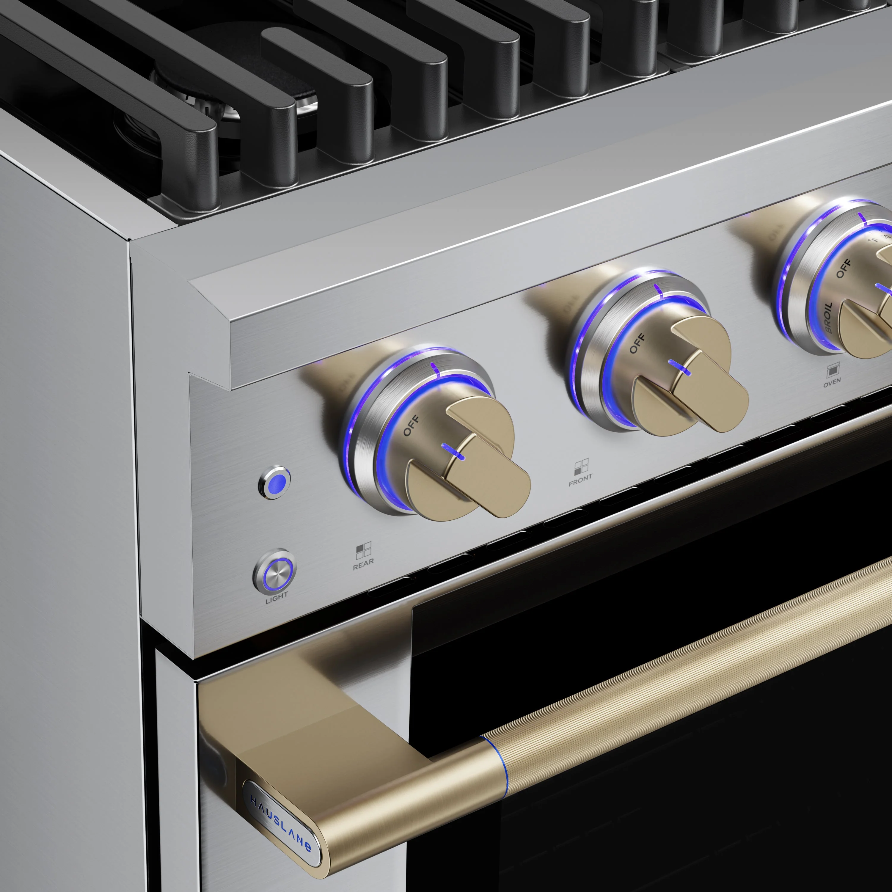 Hauslane HausPro Series 30-Inch Gas or Dual Fuel Range with 4 Burners and Convection Oven in Stainless Steel - Image 29