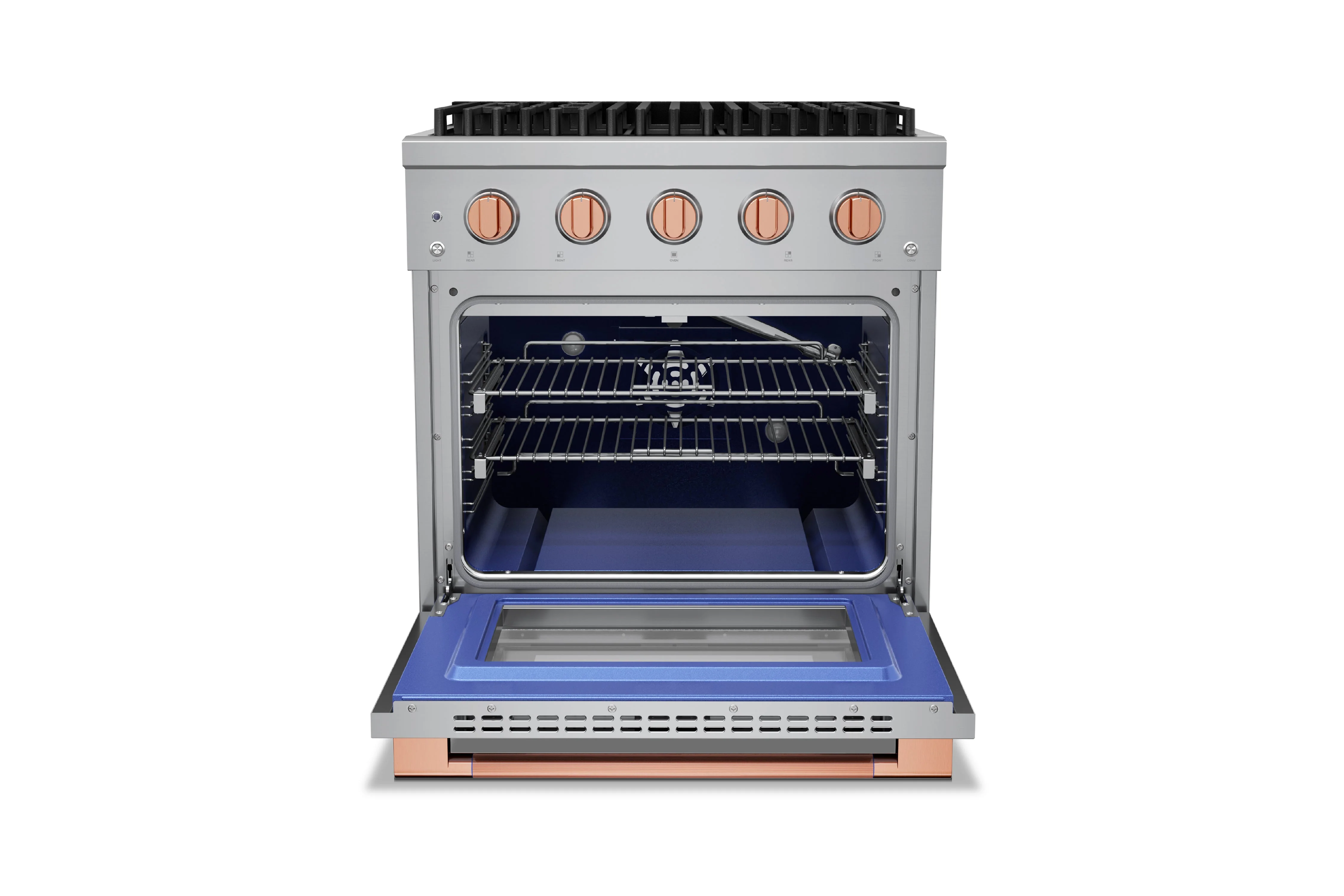Hauslane HausPro Series 30-Inch Gas or Dual Fuel Range with 4 Burners and Convection Oven in Stainless Steel - Image 31