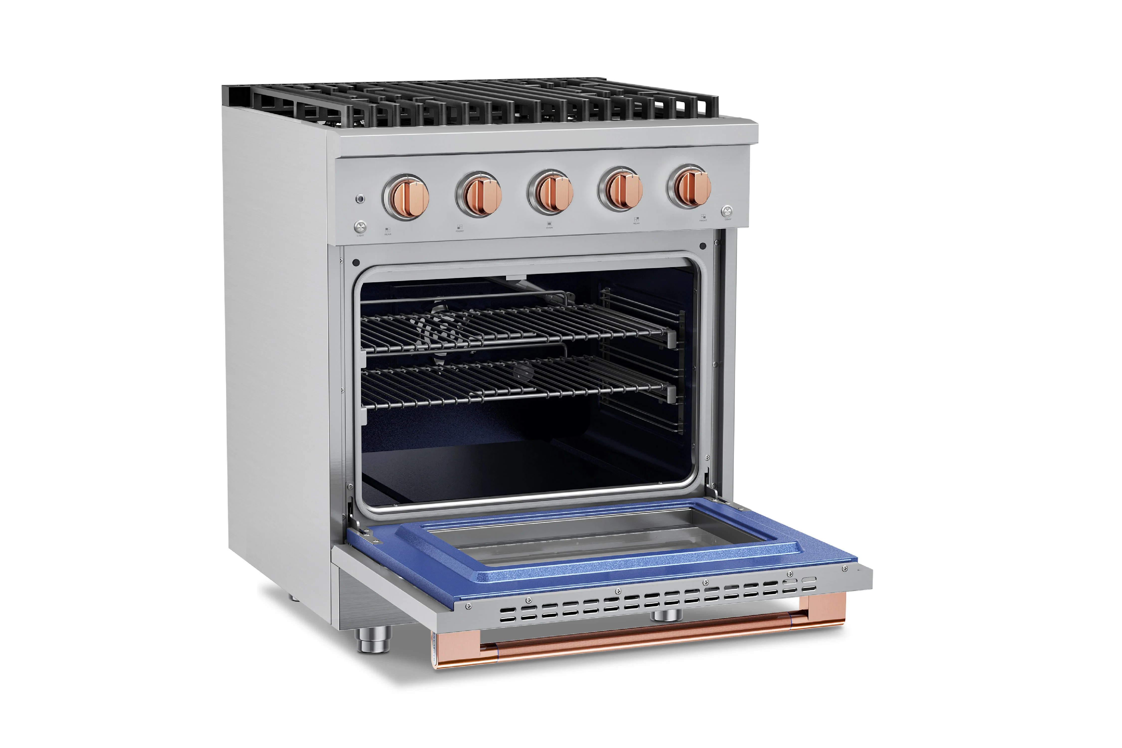Hauslane HausPro Series 30-Inch Gas or Dual Fuel Range with 4 Burners and Convection Oven in Stainless Steel - Image 33