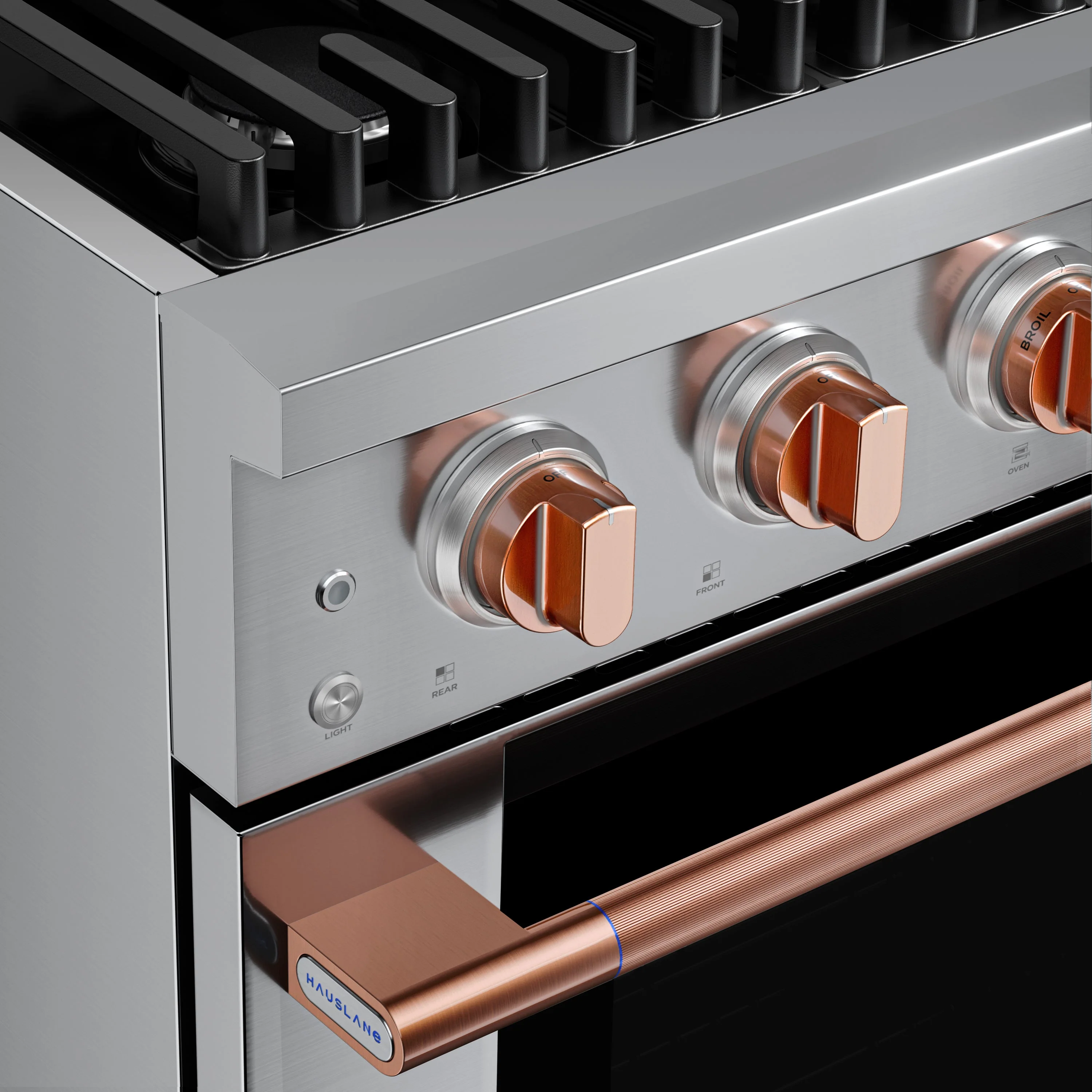 Hauslane HausPro Series 30-Inch Gas or Dual Fuel Range with 4 Burners and Convection Oven in Stainless Steel - Image 34