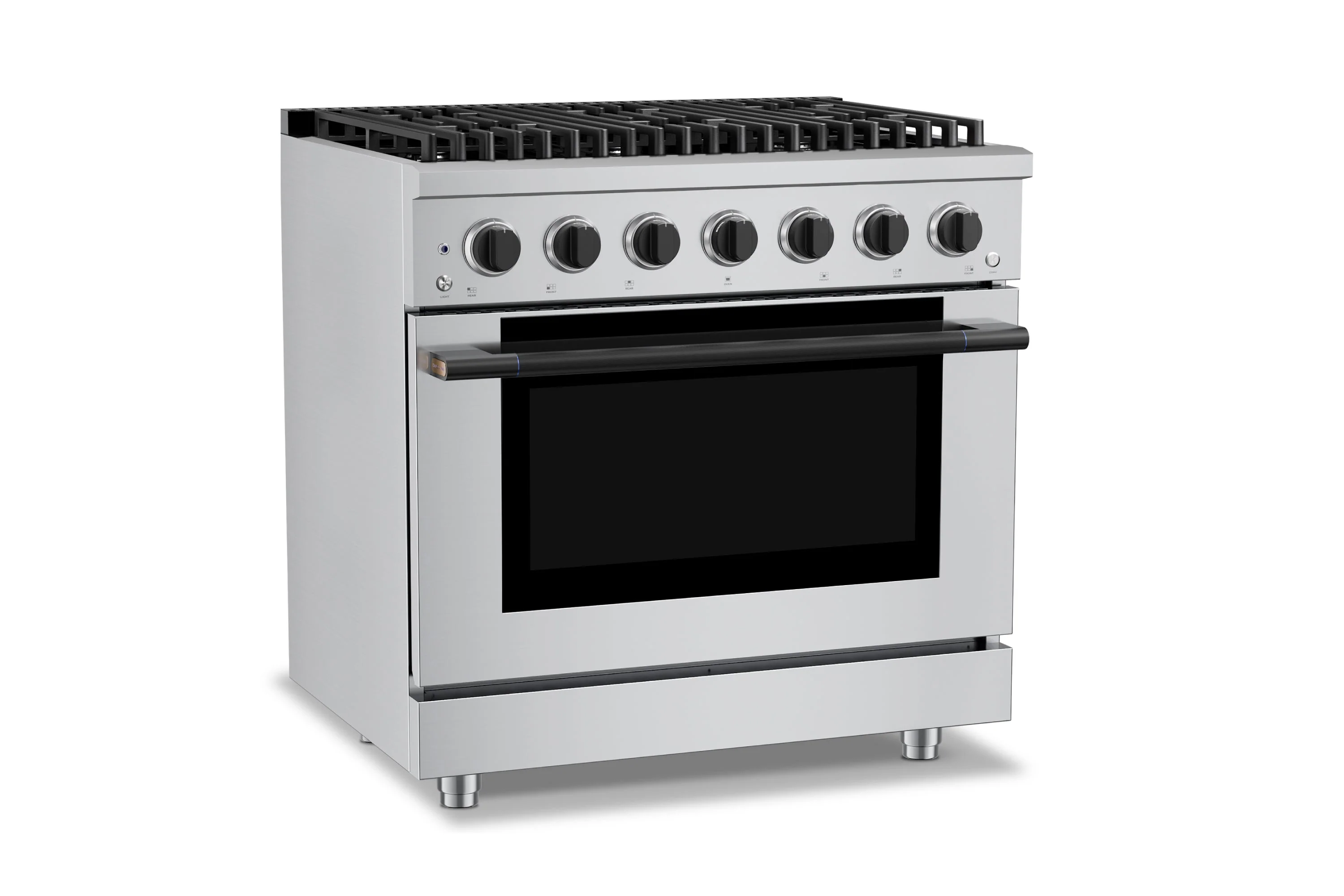 Hauslane HausPro Series 36-Inch Gas or Dual Fuel Range with 6 Burners and Convection Oven in Stainless Steel - Image 15