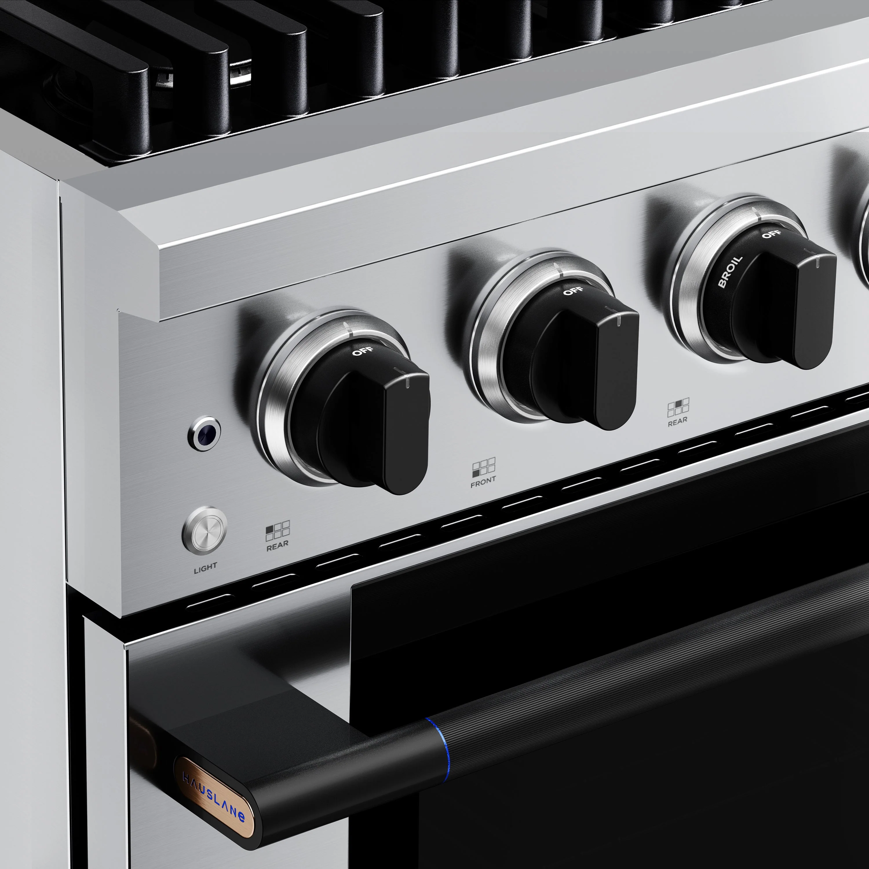 Hauslane HausPro Series 36-Inch Gas or Dual Fuel Range with 6 Burners and Convection Oven in Stainless Steel - Image 17