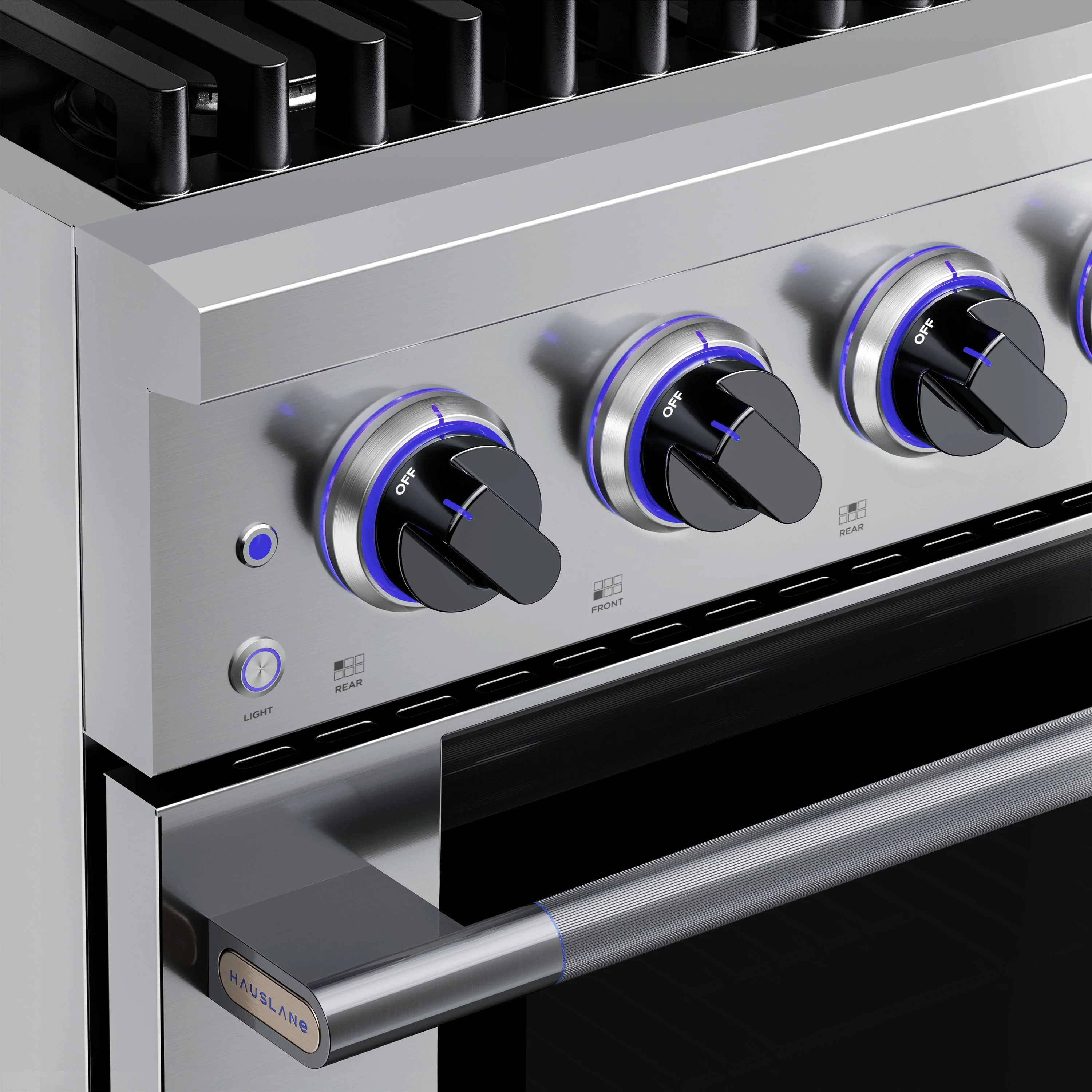 Hauslane HausPro Series 36-Inch Gas or Dual Fuel Range with 6 Burners and Convection Oven in Stainless Steel - Image 24