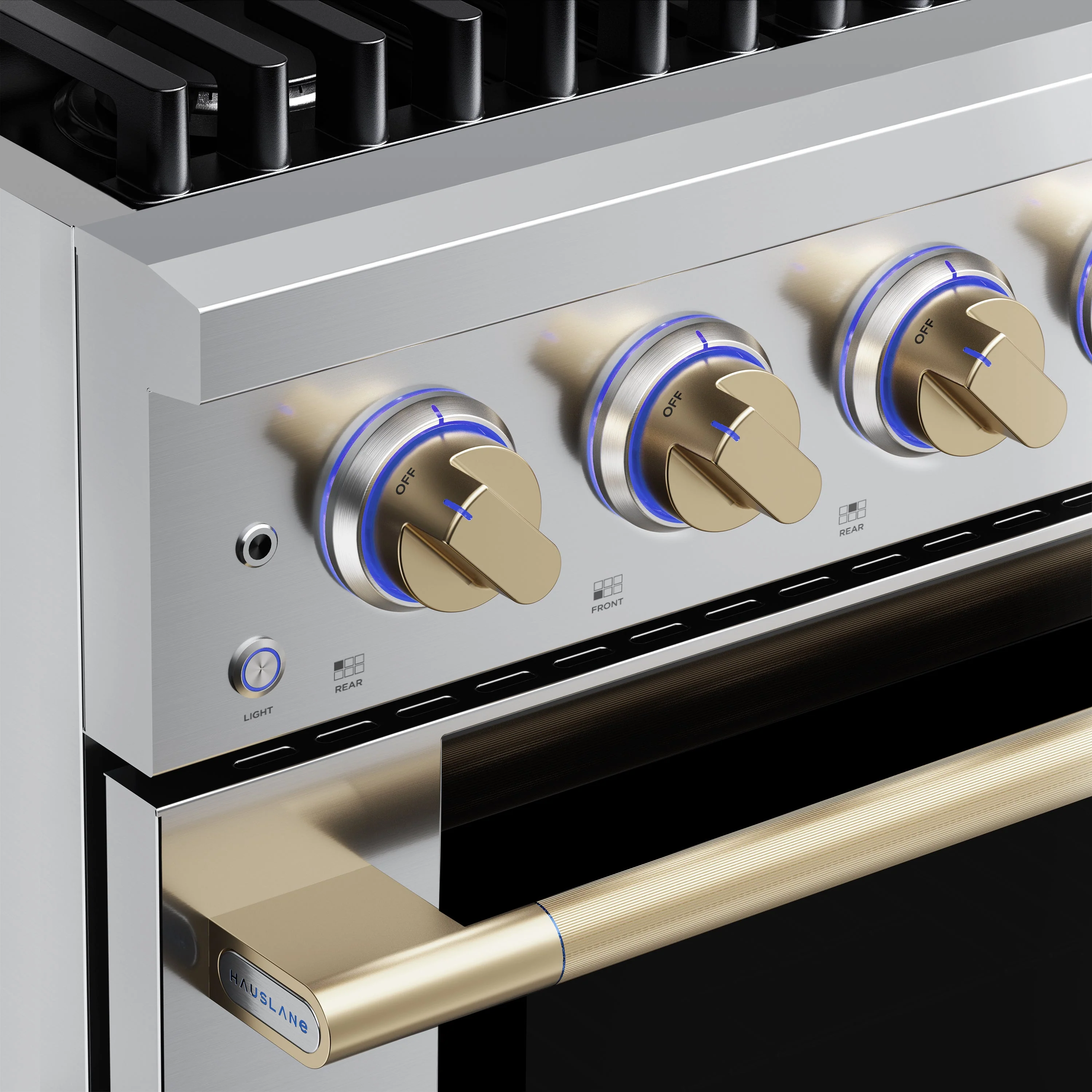 Hauslane HausPro Series 36-Inch Gas or Dual Fuel Range with 6 Burners and Convection Oven in Stainless Steel - Image 30