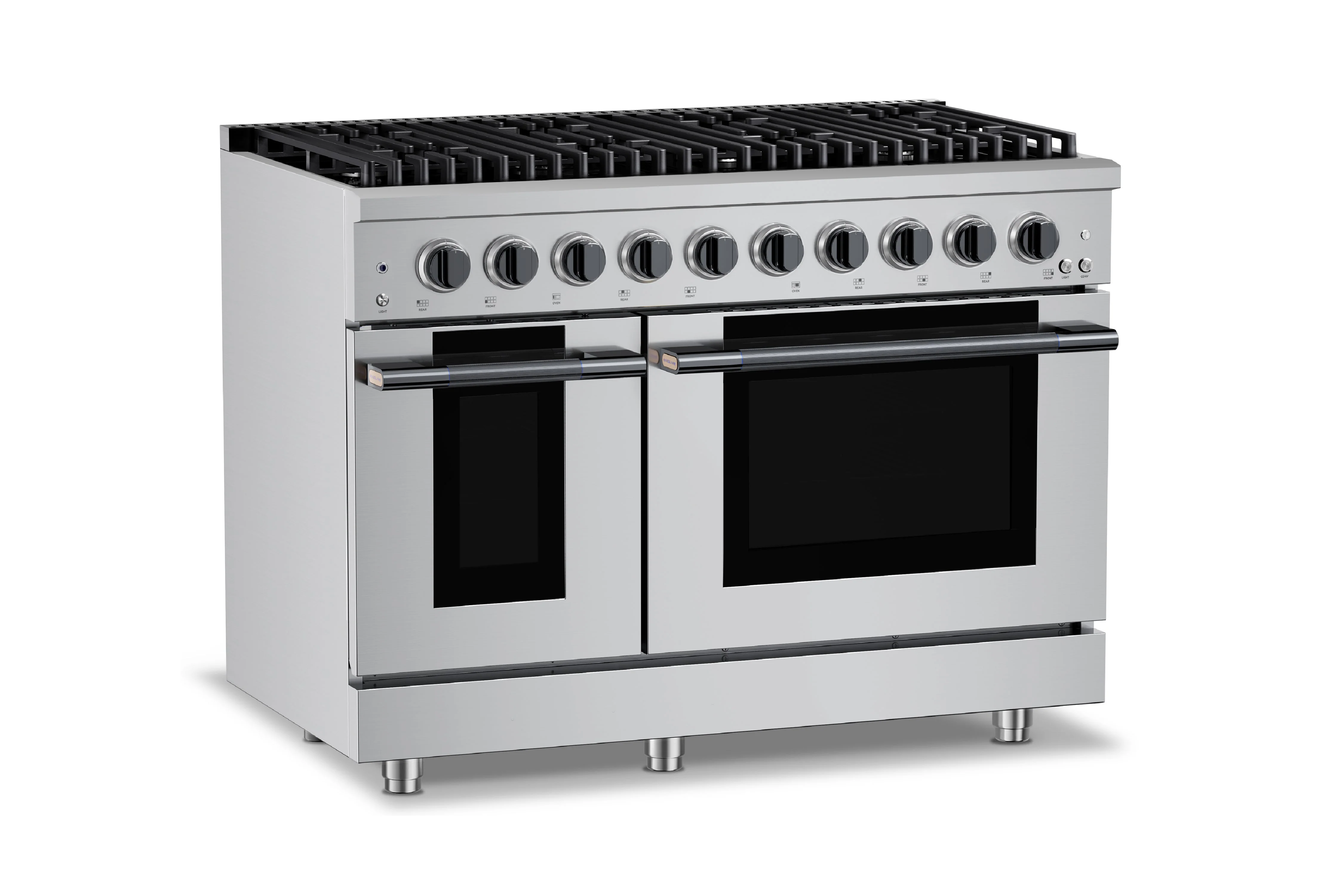 Hauslane HausPro Series 48-Inch Gas or Dual Fuel Range with 8 Burners and Convection Oven in Stainless Steel - Image 20