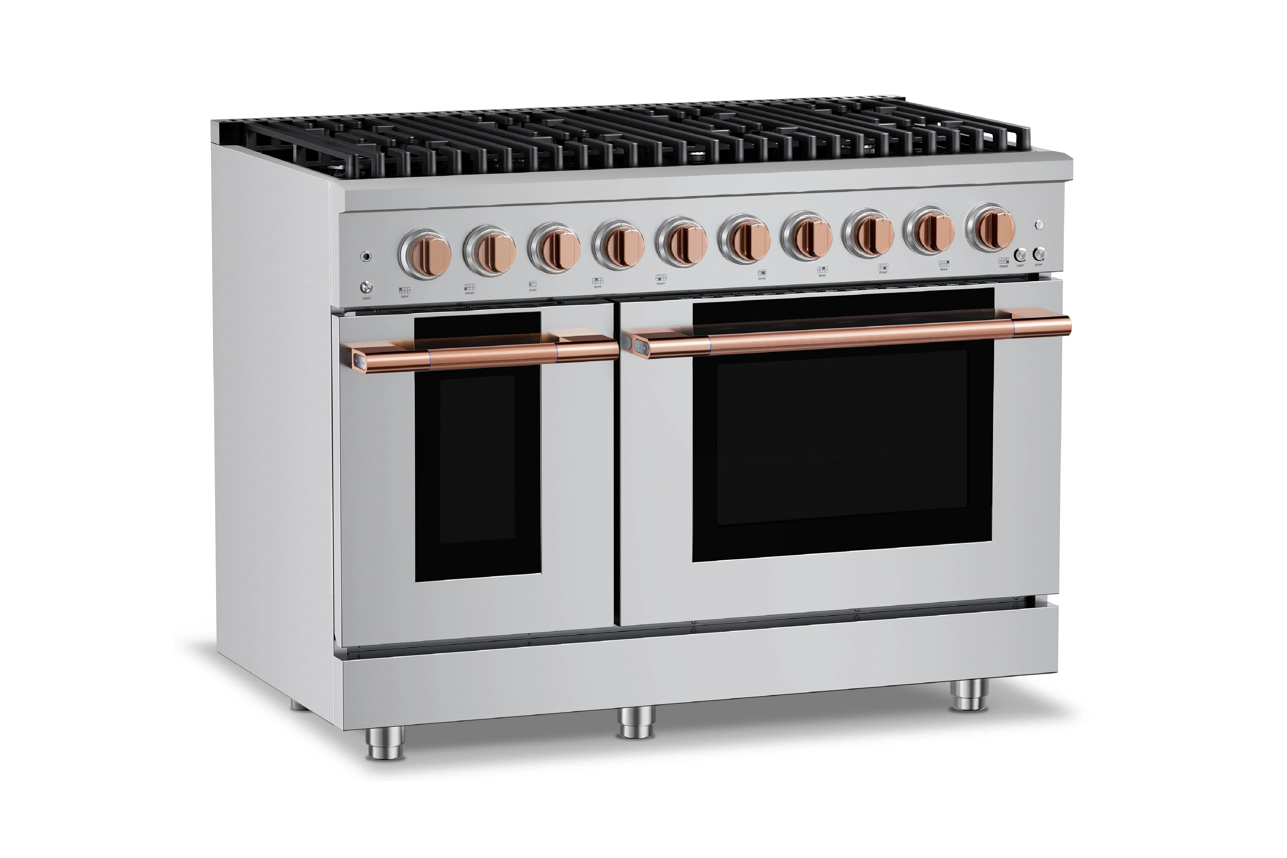 Hauslane HausPro Series 48-Inch Gas or Dual Fuel Range with 8 Burners and Convection Oven in Stainless Steel - Image 32