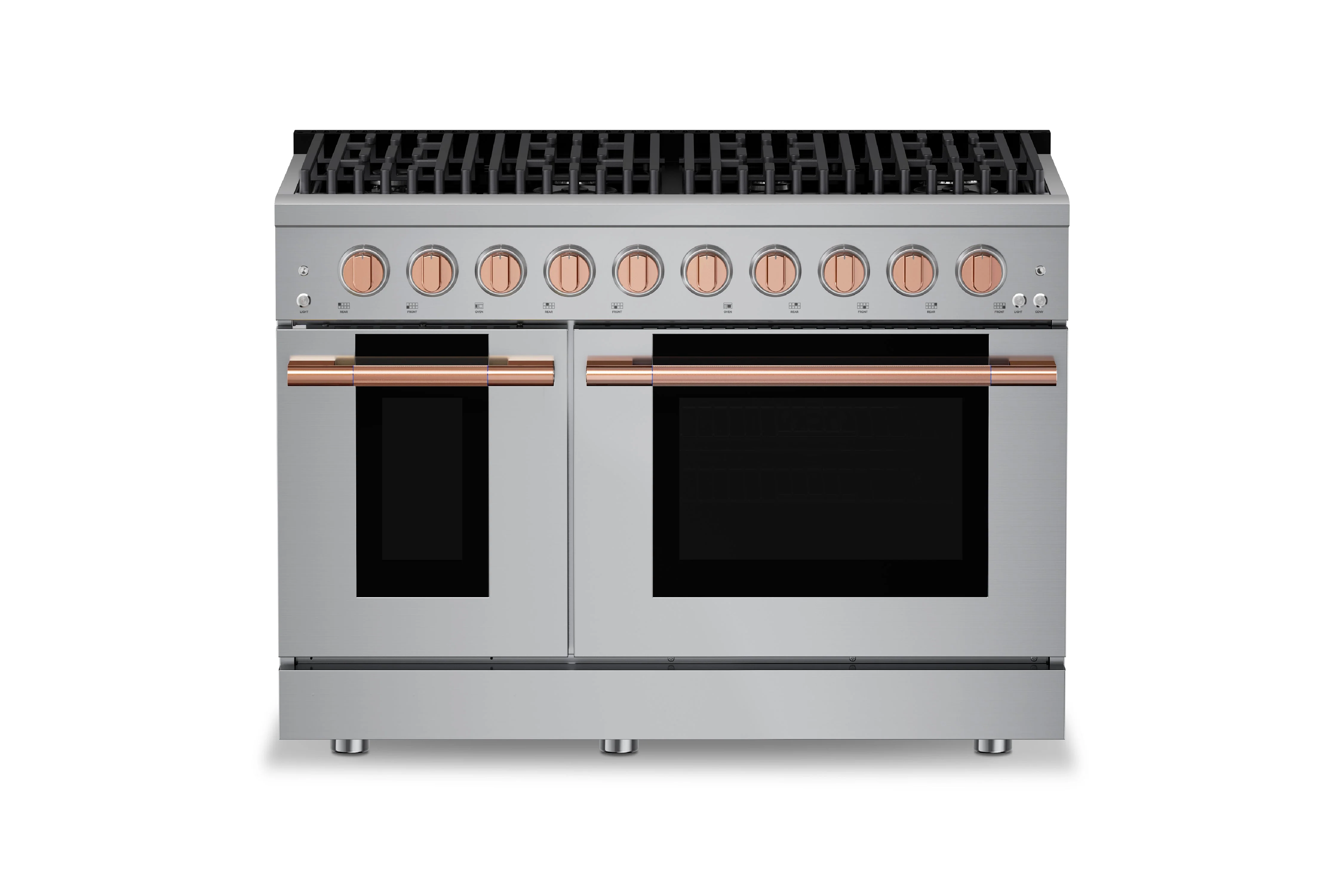 Hauslane HausPro Series 48-Inch Gas or Dual Fuel Range with 8 Burners and Convection Oven in Stainless Steel - Image 5