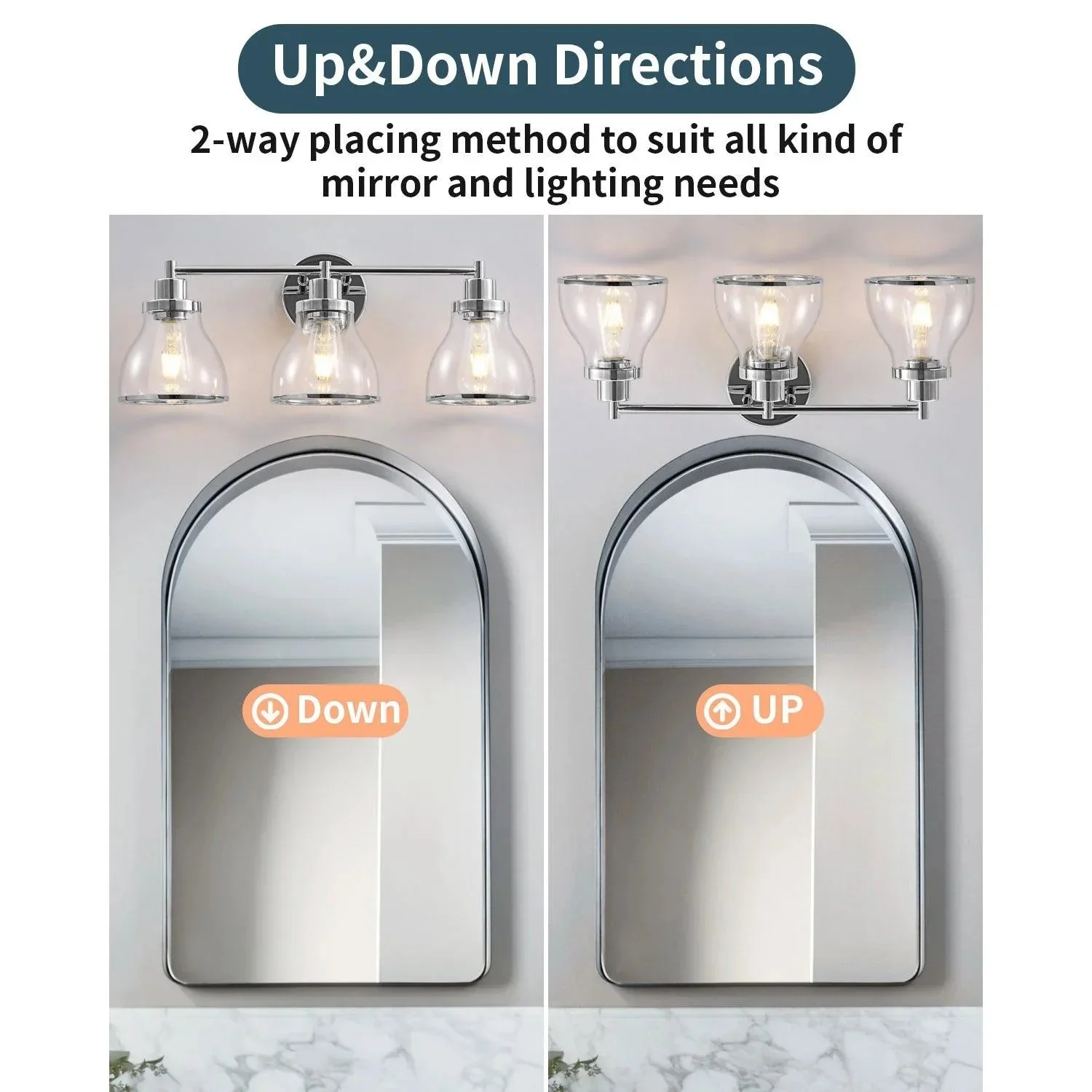 Parrot Uncle Hermosa Modern 3-Light Bathroom Vanity Light - Image 11