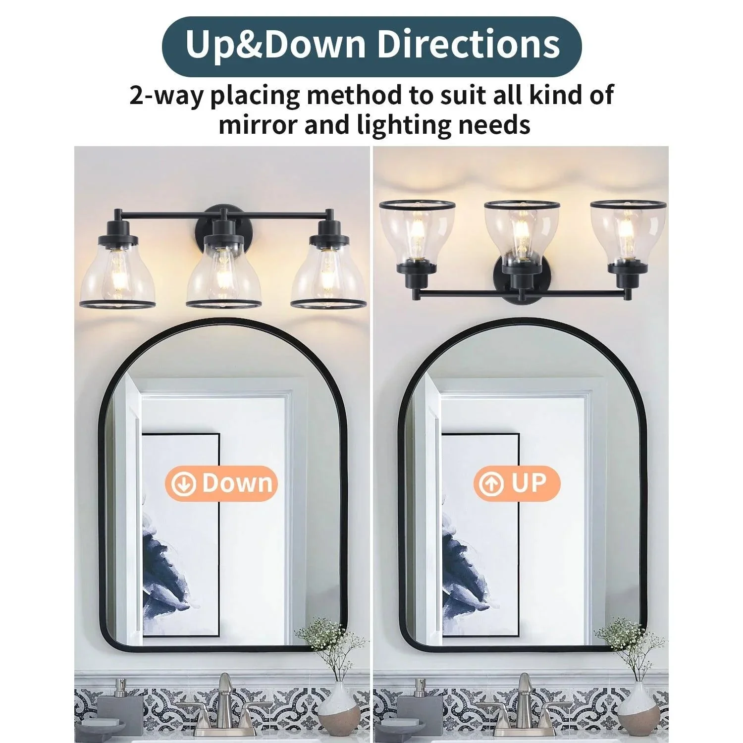 Parrot Uncle Hermosa Modern 3-Light Bathroom Vanity Light - Image 14