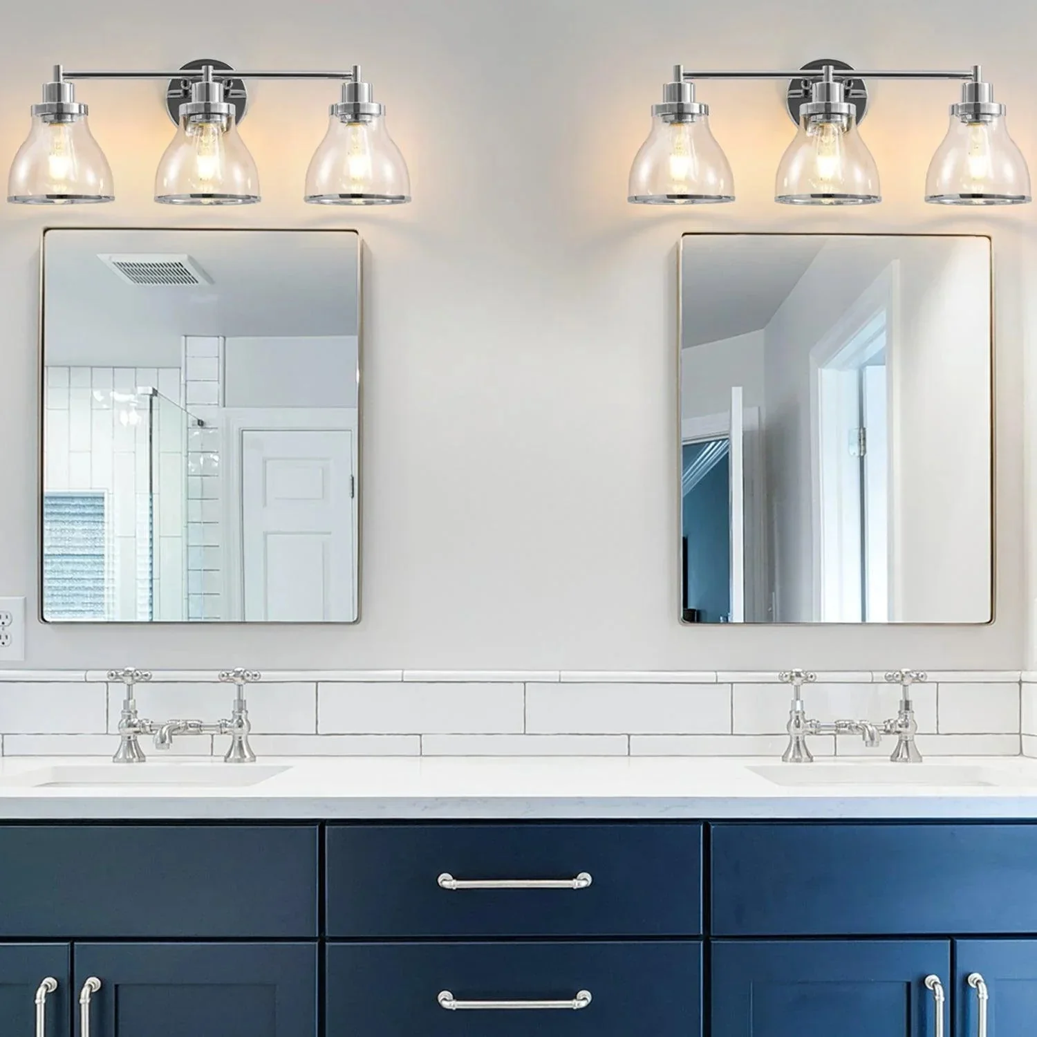 Parrot Uncle Hermosa Modern 3-Light Bathroom Vanity Light - Image 9