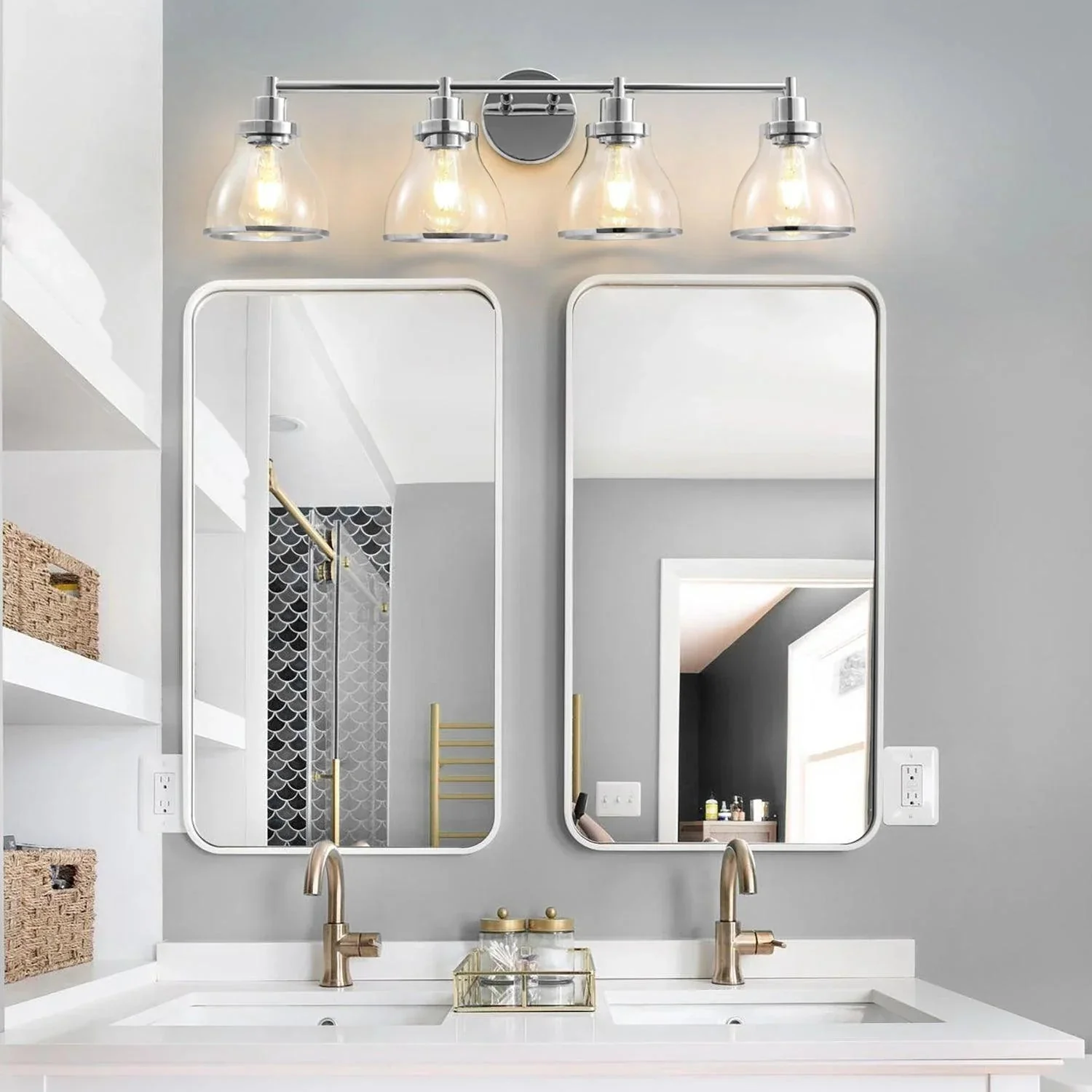 Parrot Uncle Hermosa Modern 4-Light Bathroom Vanity Light - Image 12