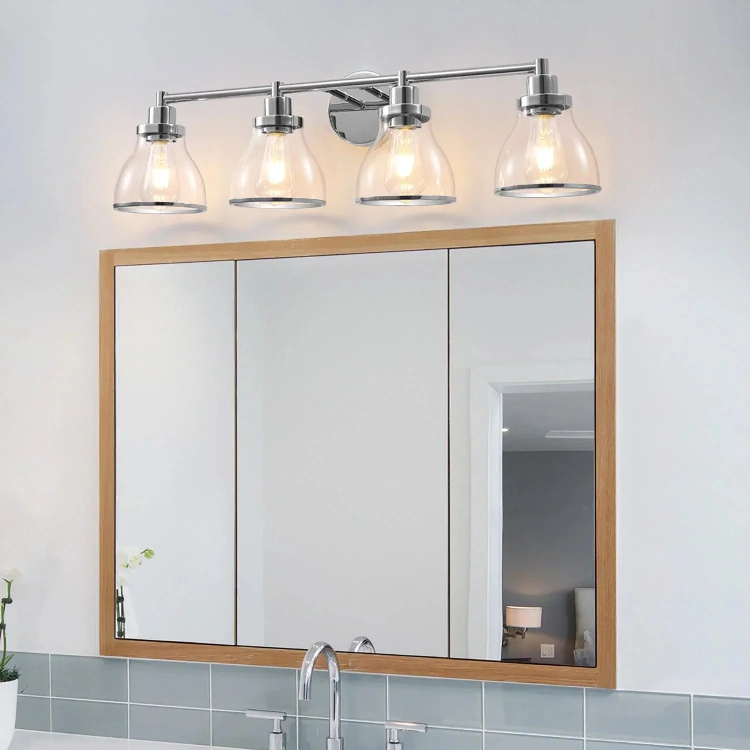 Parrot Uncle Hermosa Modern 4-Light Bathroom Vanity Light - Image 17