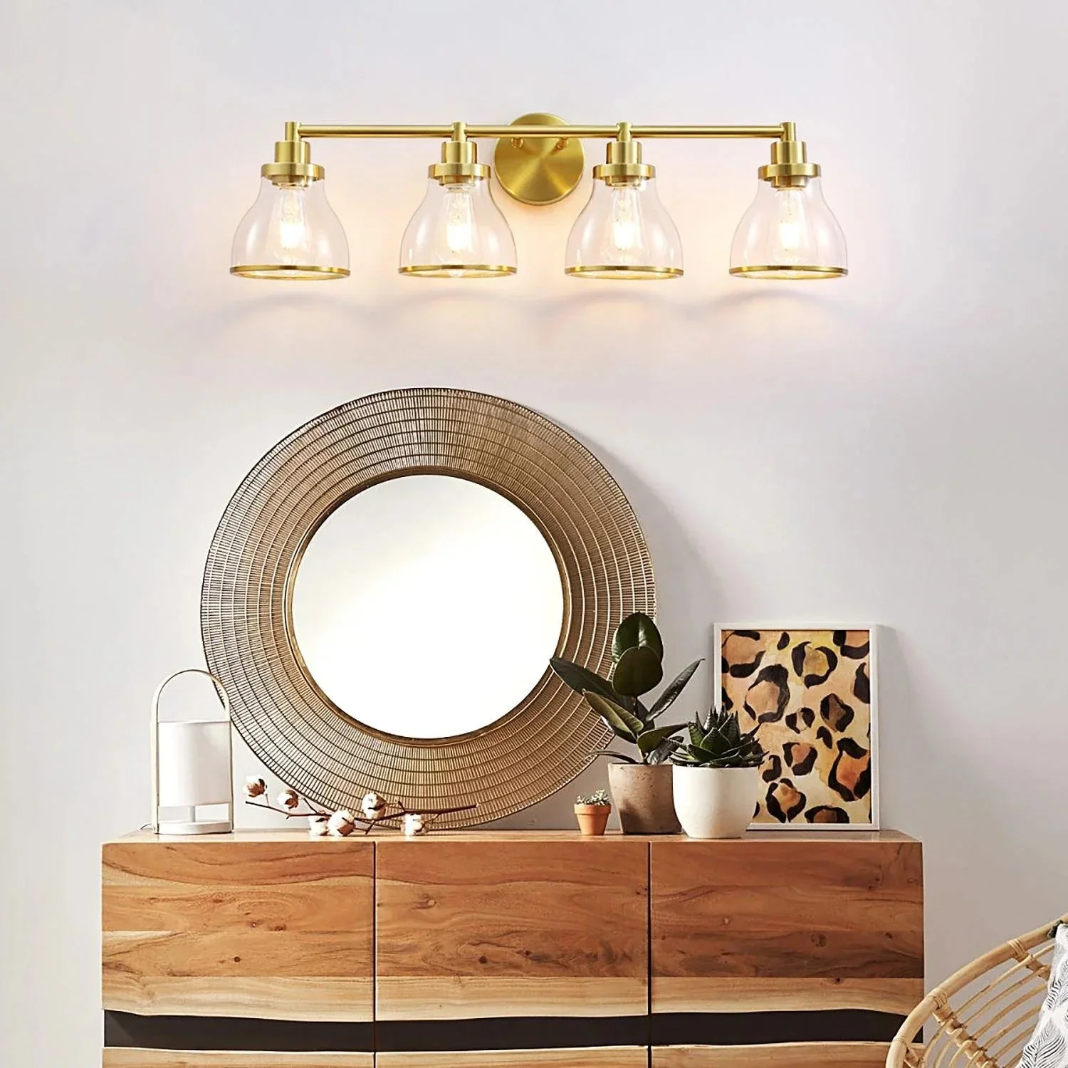Parrot Uncle Hermosa Modern 4-Light Bathroom Vanity Light - Image 2