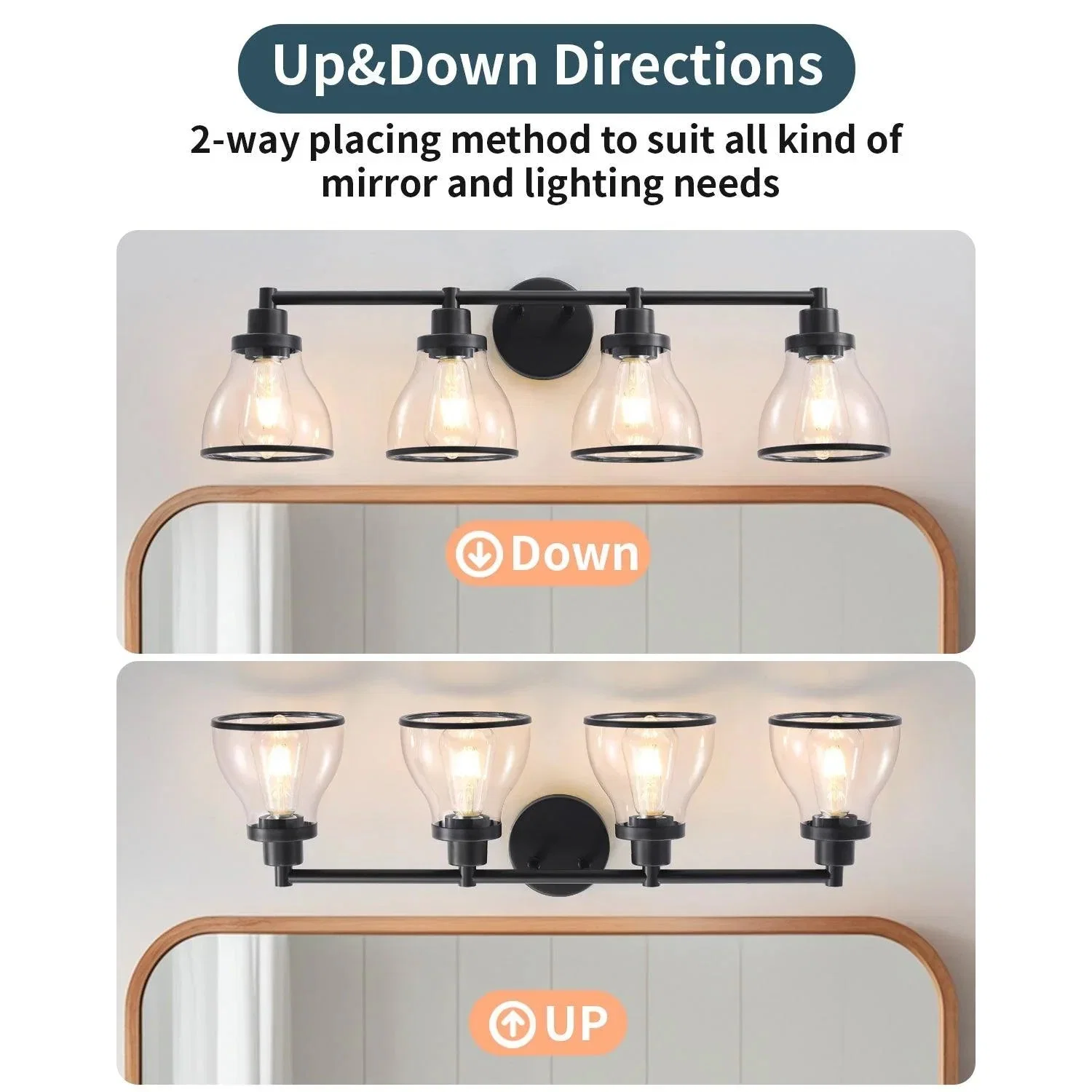 Parrot Uncle Hermosa Modern 4-Light Bathroom Vanity Light - Image 21