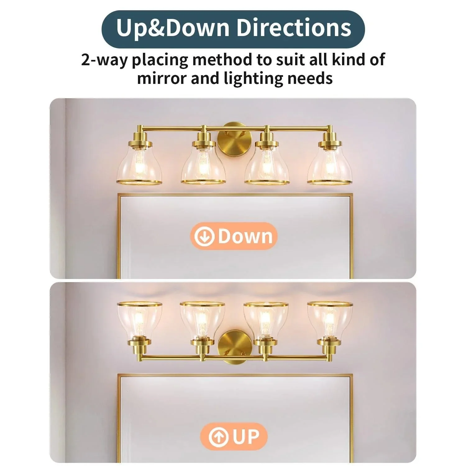 Parrot Uncle Hermosa Modern 4-Light Bathroom Vanity Light - Image 9