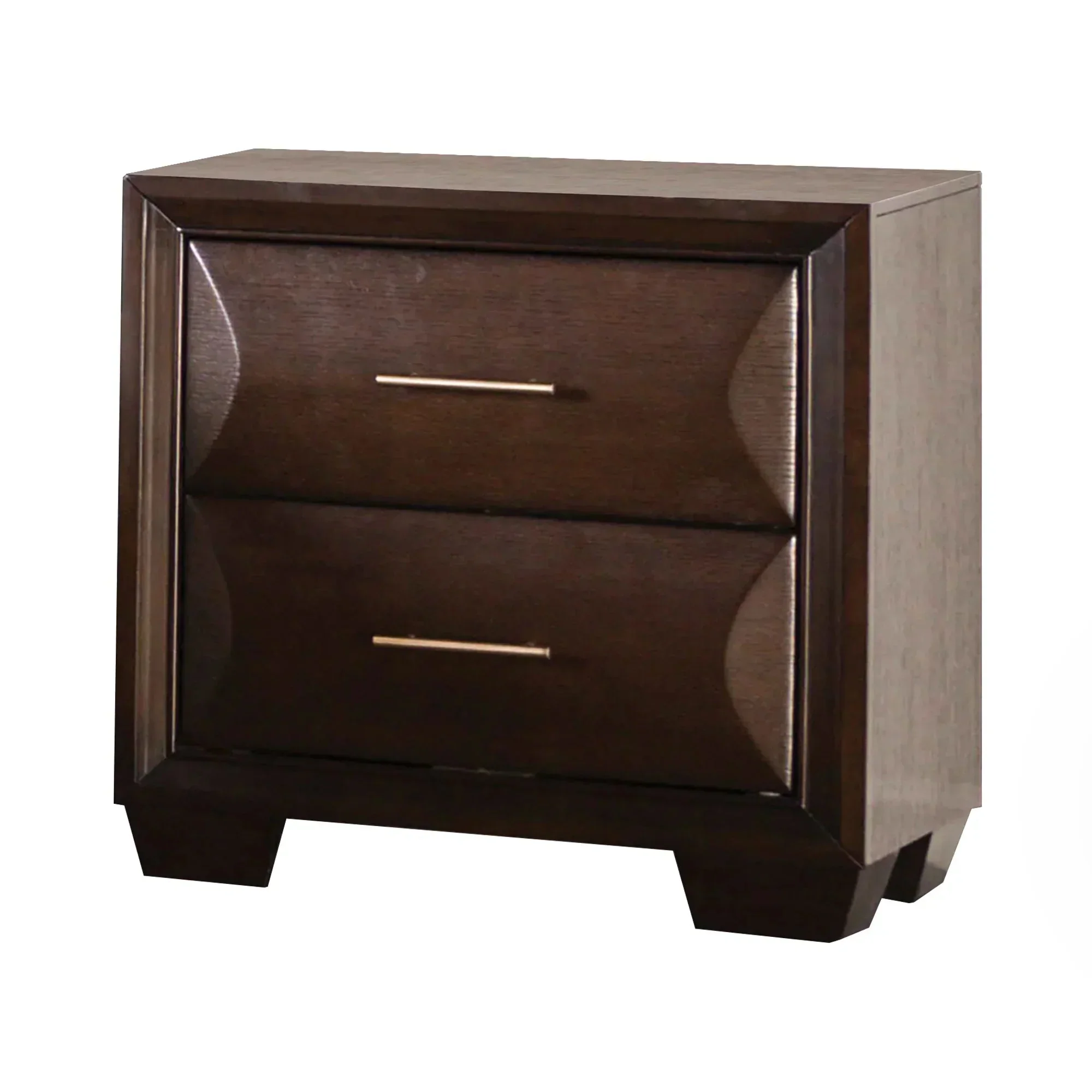 Parrot Uncle Hinwitz Transitional Solid Wood 2-Drawer Nightstand - Image 14
