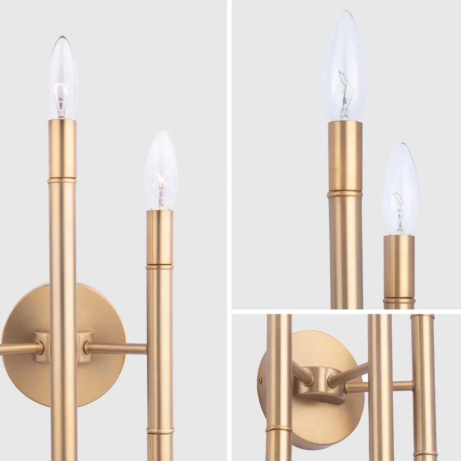 Parrot Uncle Ignis Mid-Century Modern Gold 6-Light Wall Sconce (IG803G) - Image 5