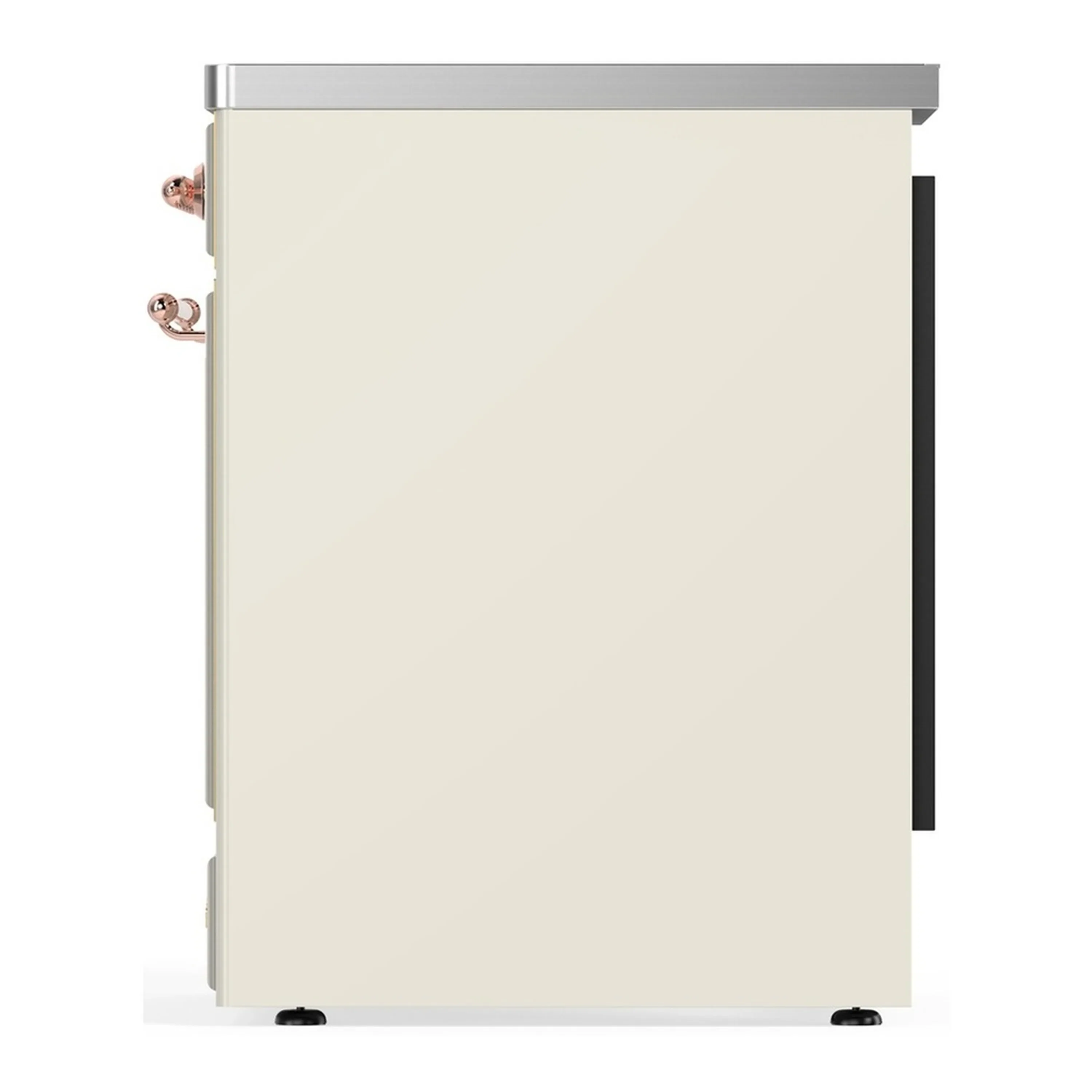 ILVE Majestic III 30-Inch Induction Range with 4 Induction Elements and Triple Glass Door Electric Oven in Antique White with Copper Trim (UMIB30NR3AWP) - Image 5