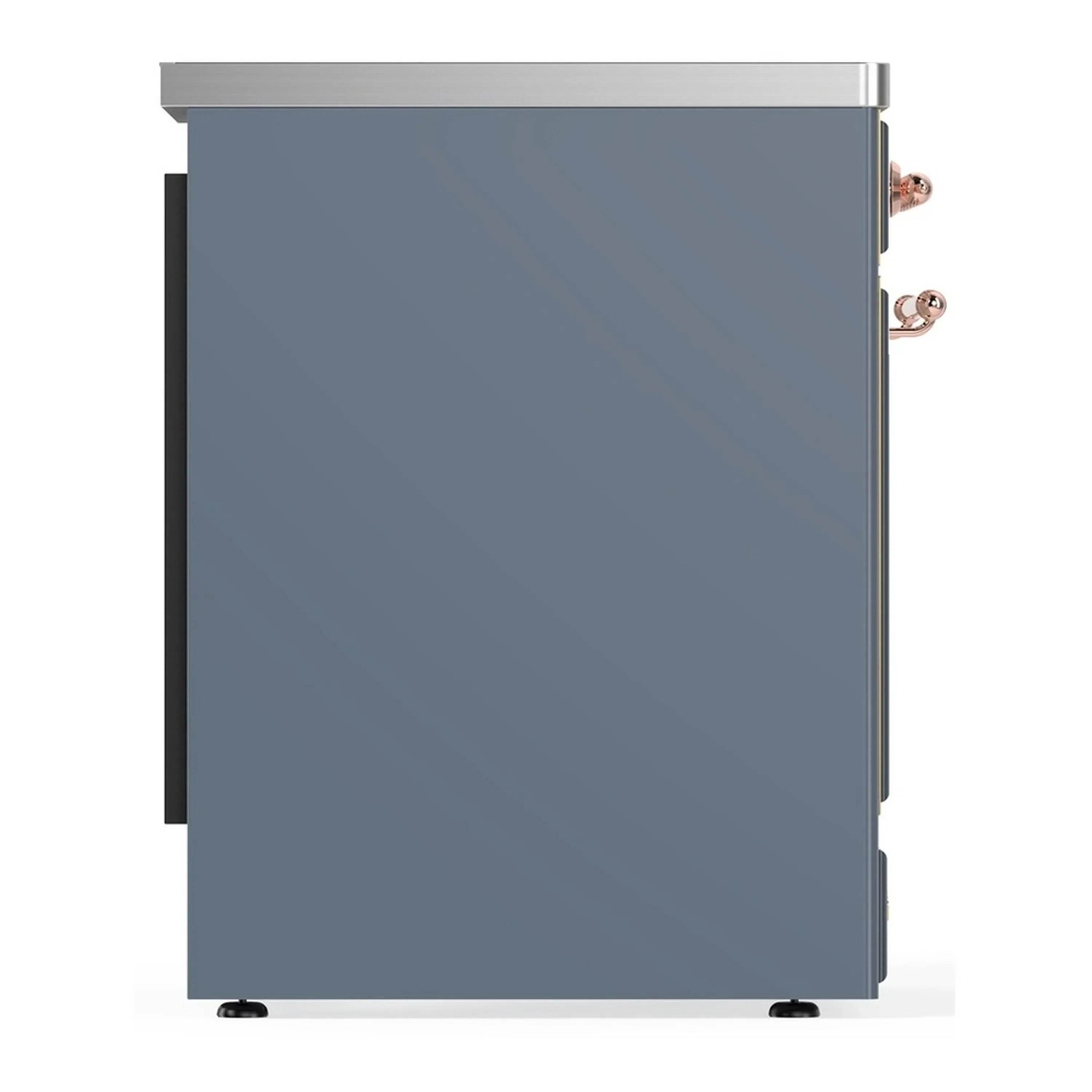 ILVE Majestic III 30-Inch Induction Range with 4 Induction Elements and Triple Glass Door Electric Oven in Blue Grey with Copper Trim (UMIB30NR3BGP) - Image 6